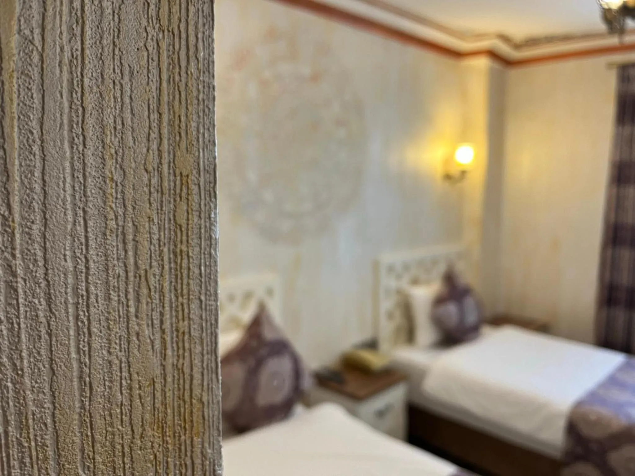 Decorative detail, Bed in Aldem Hotel