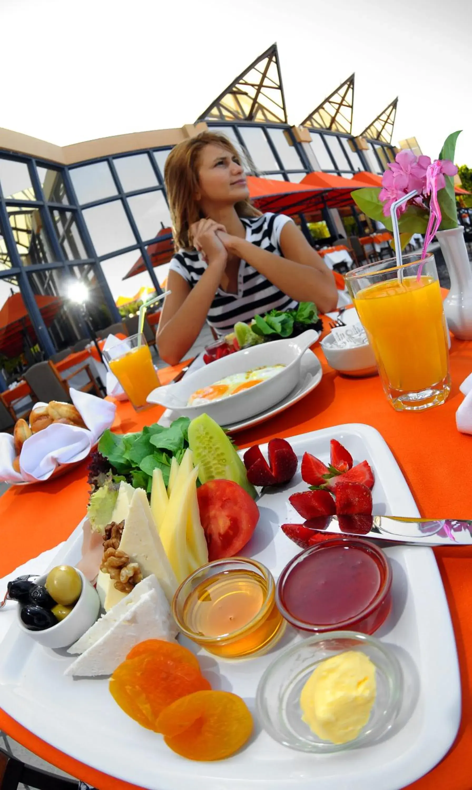 Buffet breakfast in Grand Hotel Ontur Cesme Buffet breakfast in Grand Hotel Ontur Cesme