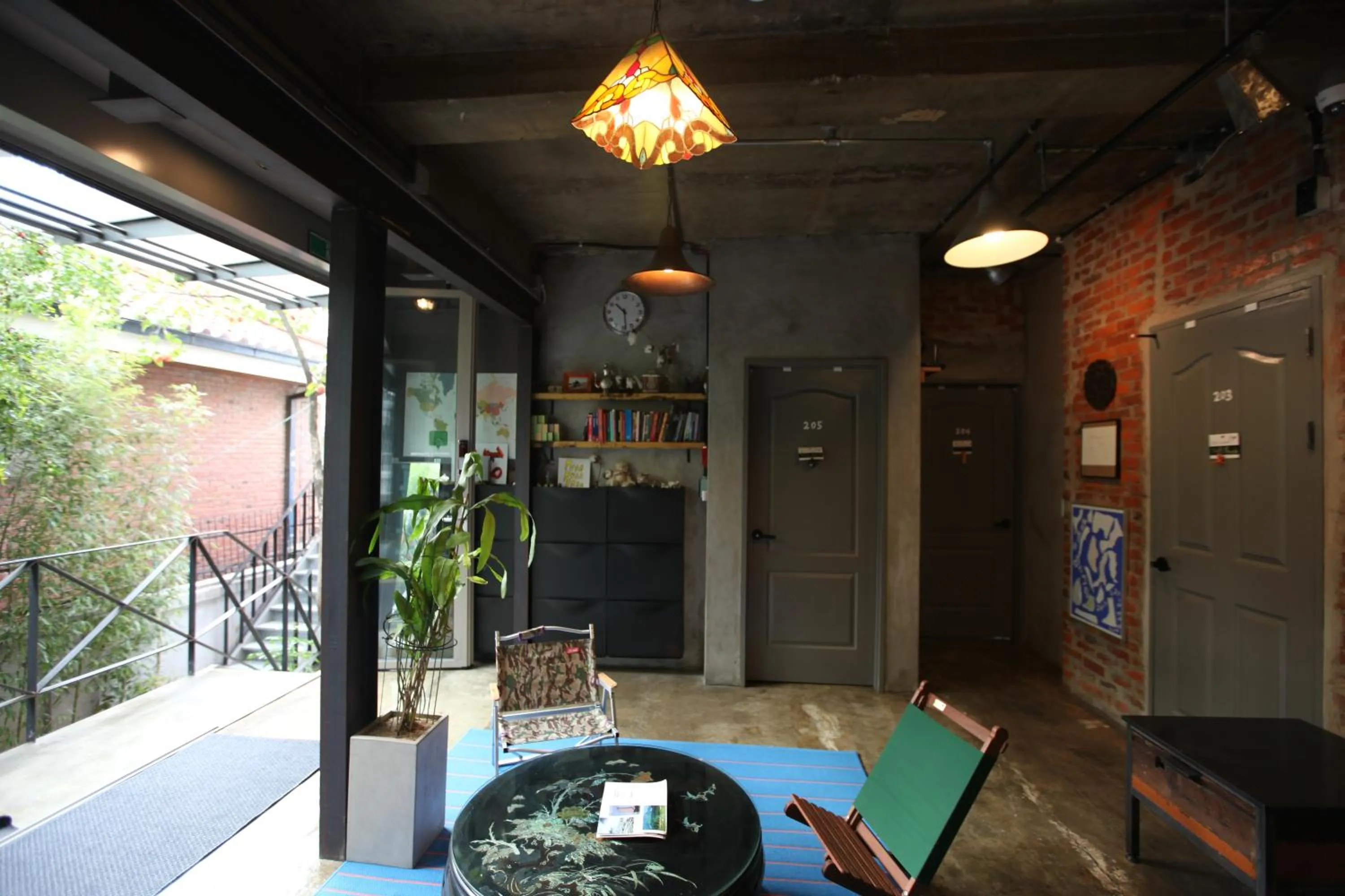 Living room in Hongdae Guesthouse Pajamaparty