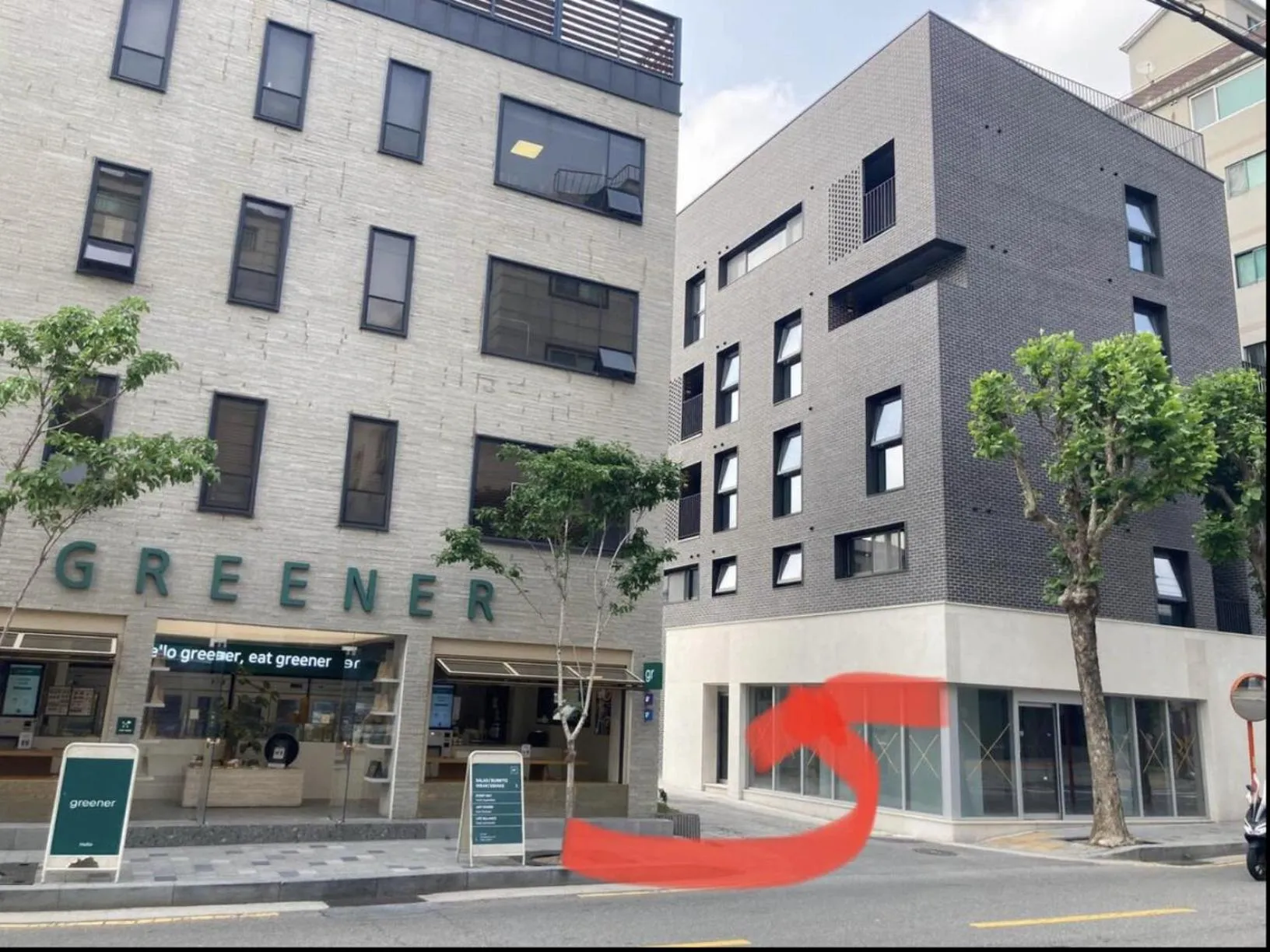 Street view in Hongdae Guesthouse Pajamaparty