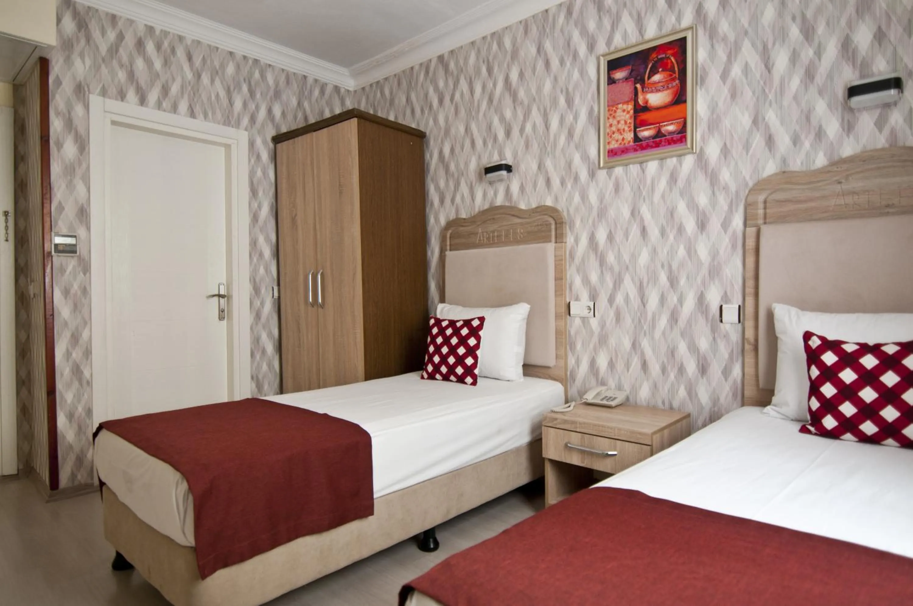 Bed in Artefes Hotel Old City