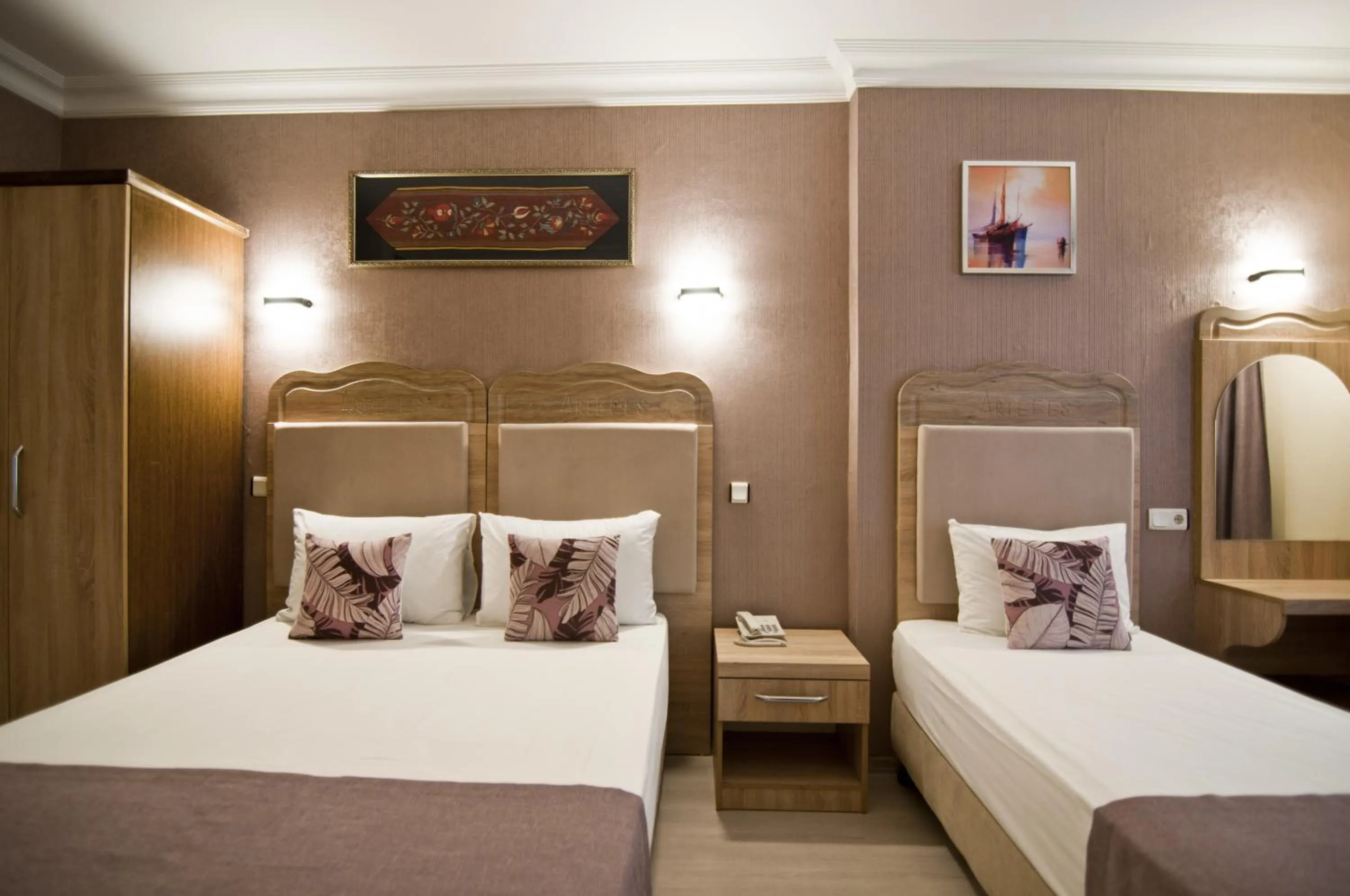 Bed in Artefes Hotel Old City