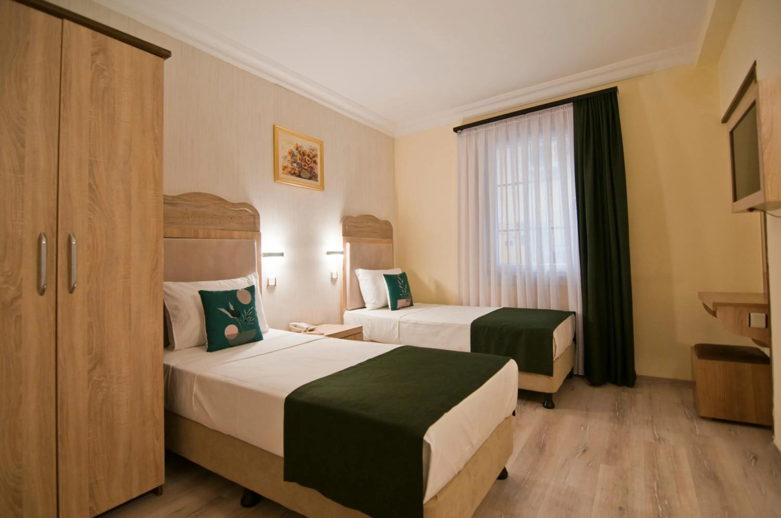 Bed in Artefes Hotel Old City