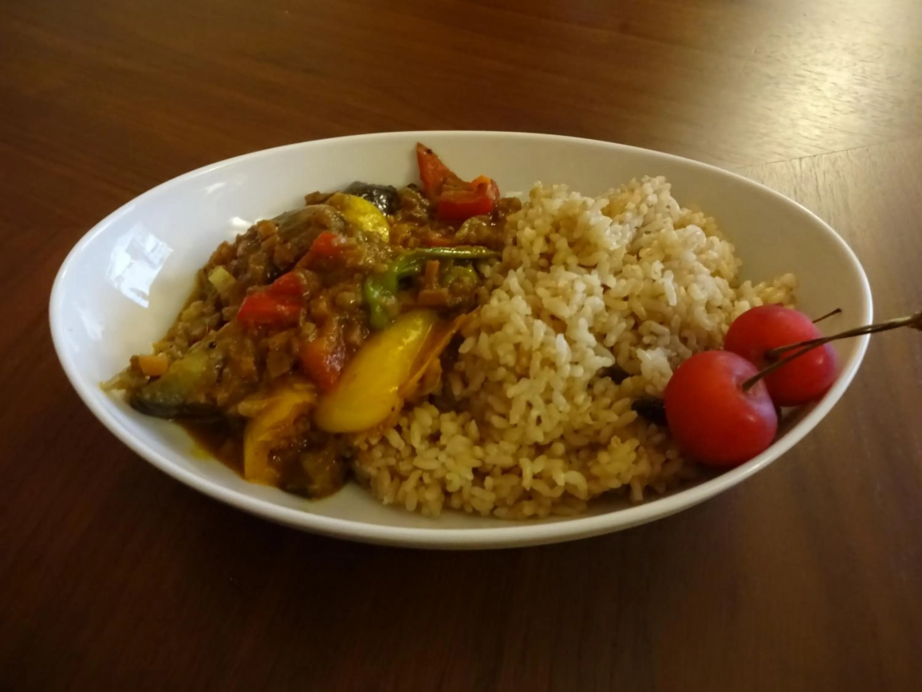 Food close-up in Twin Dome Ryugu