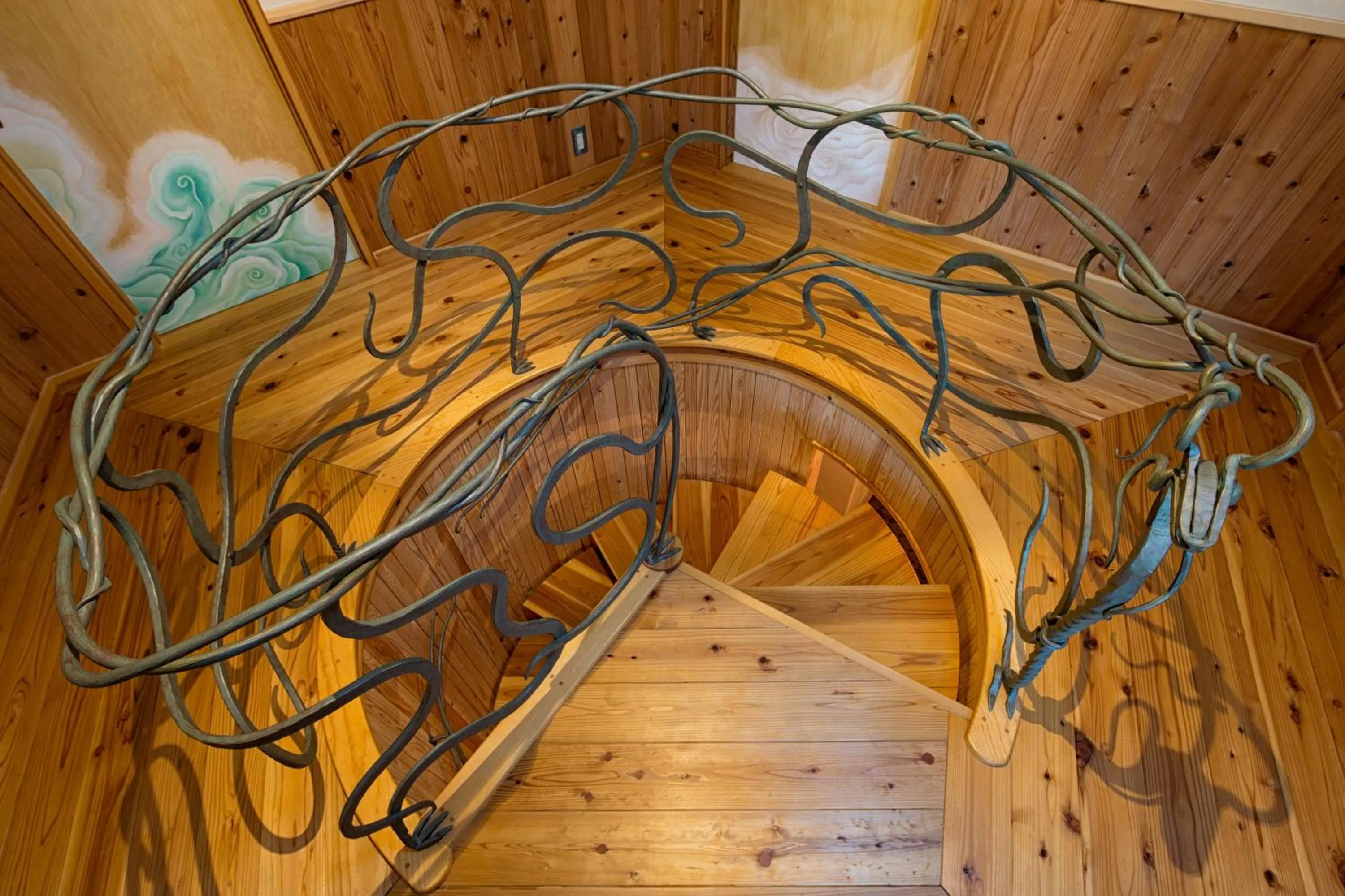 Decorative detail in Twin Dome Ryugu