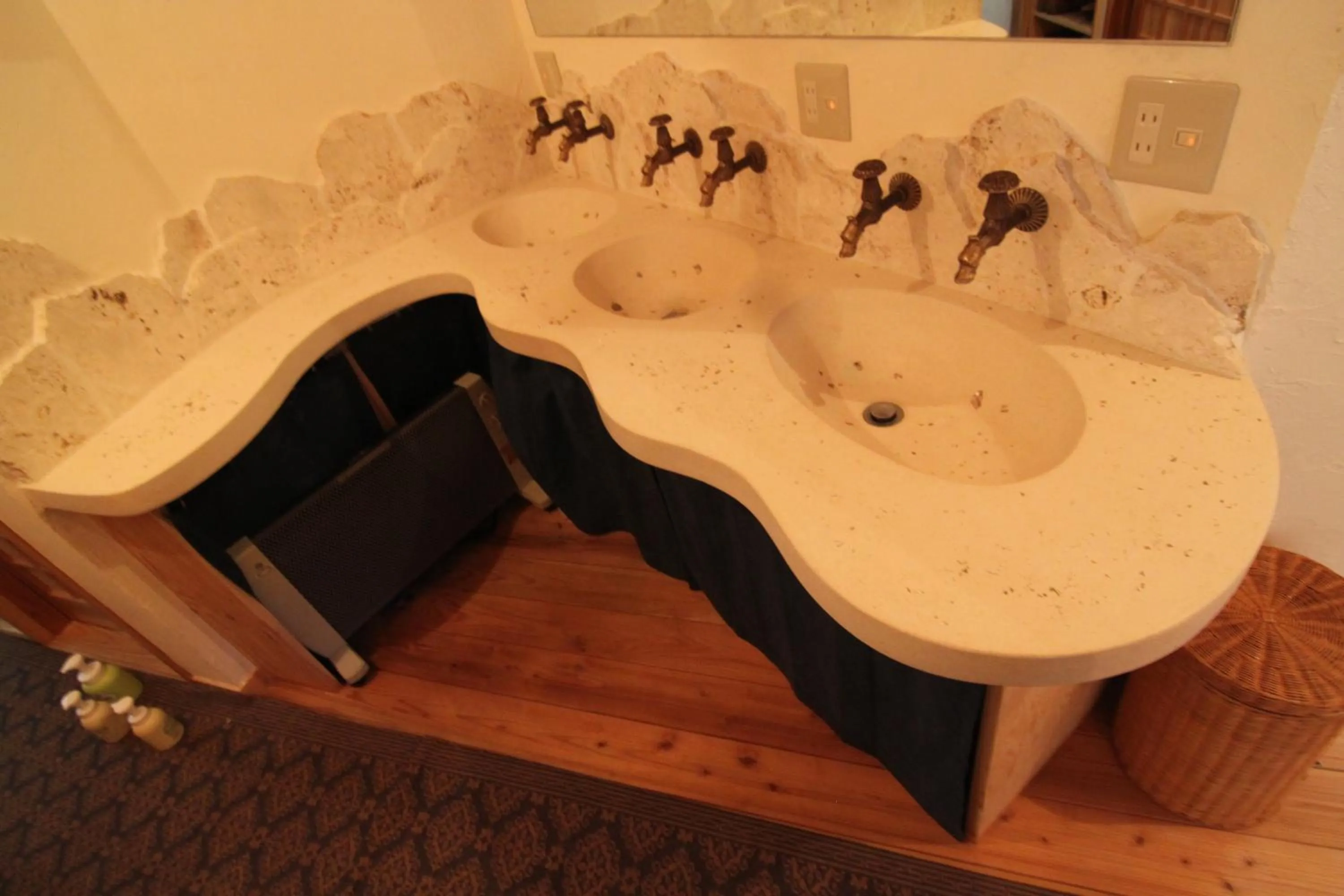 Area and facilities in Twin Dome Ryugu