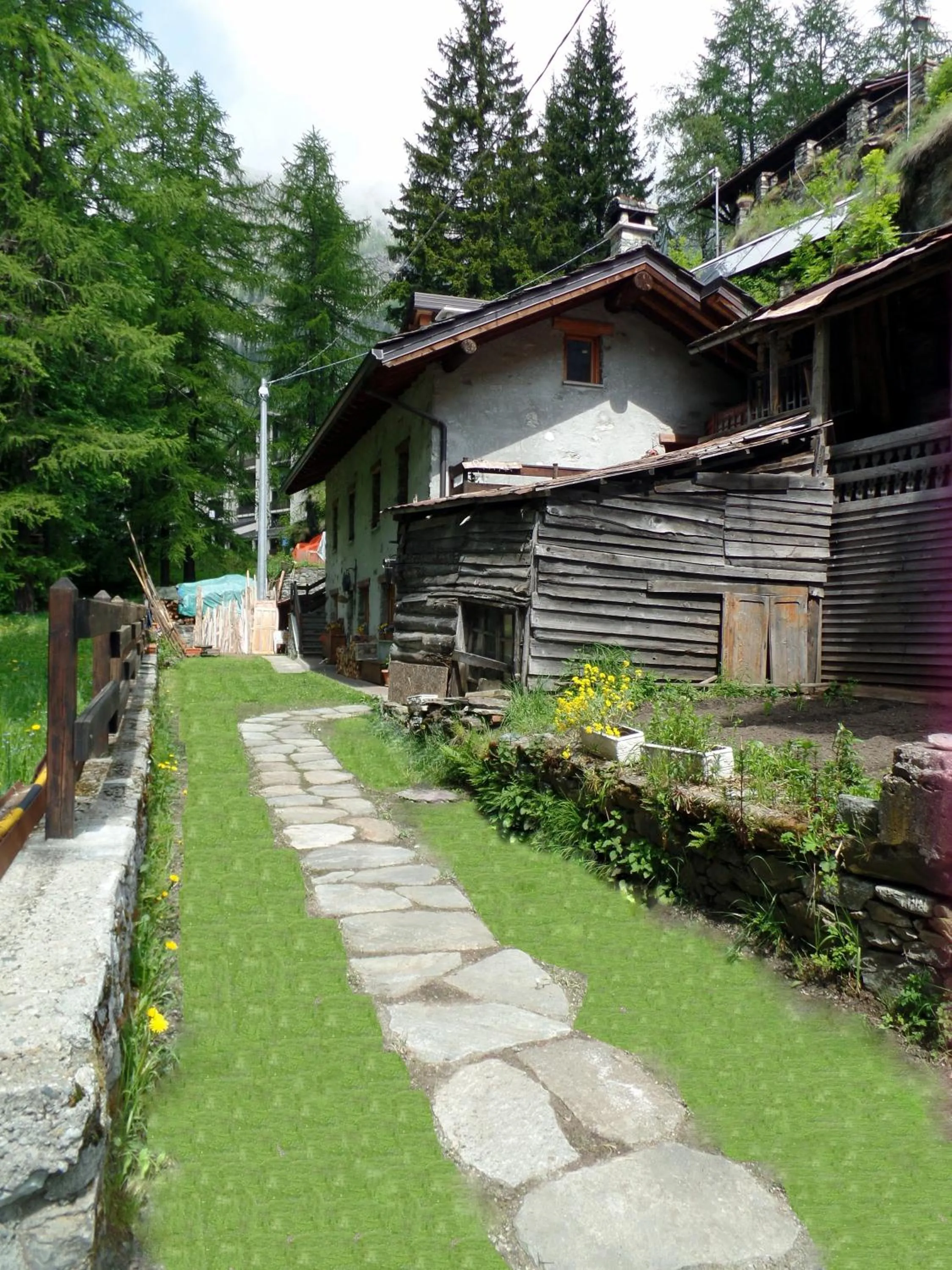 Garden in Appartamento "Le Temps d'une Pause"