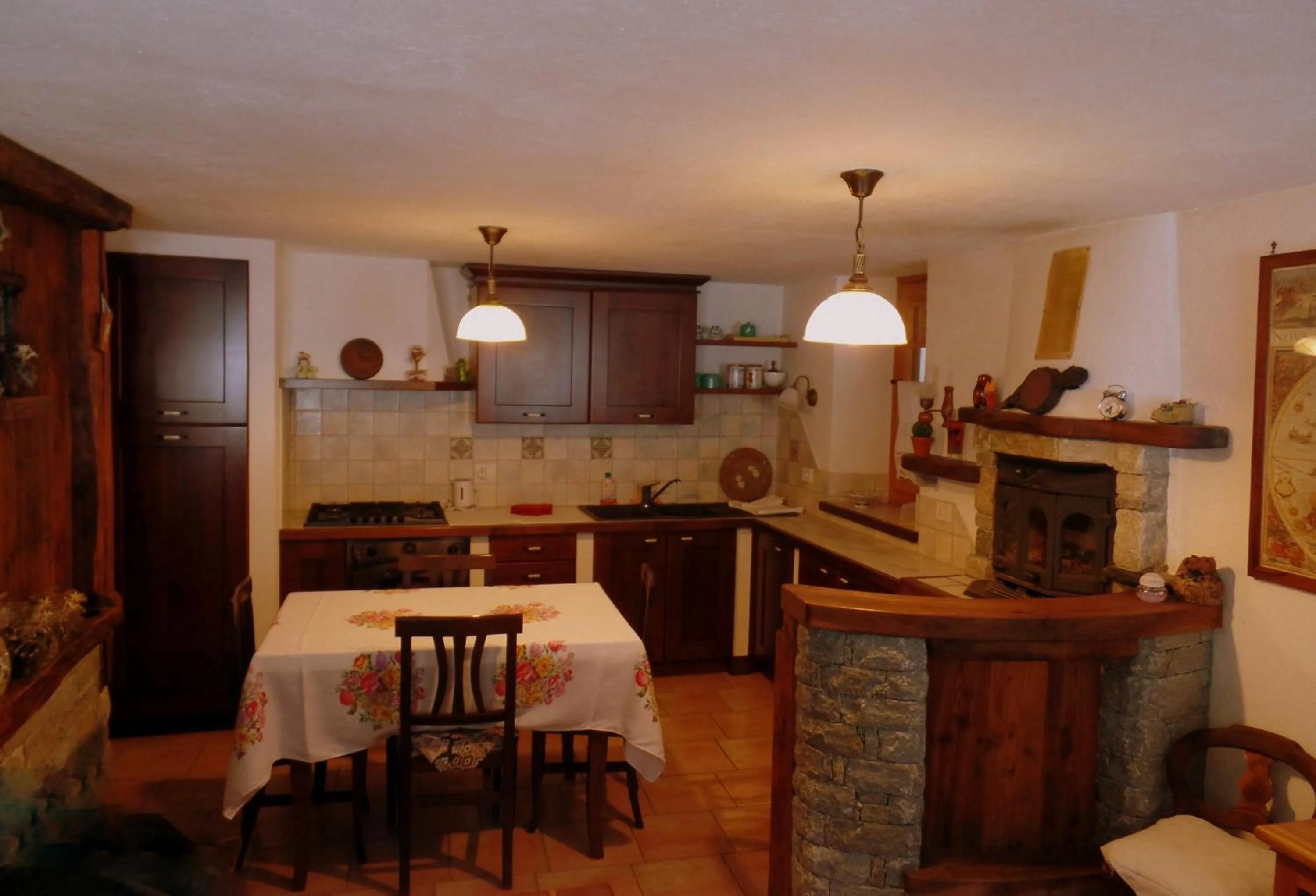Communal kitchen in Appartamento "Le Temps d'une Pause"