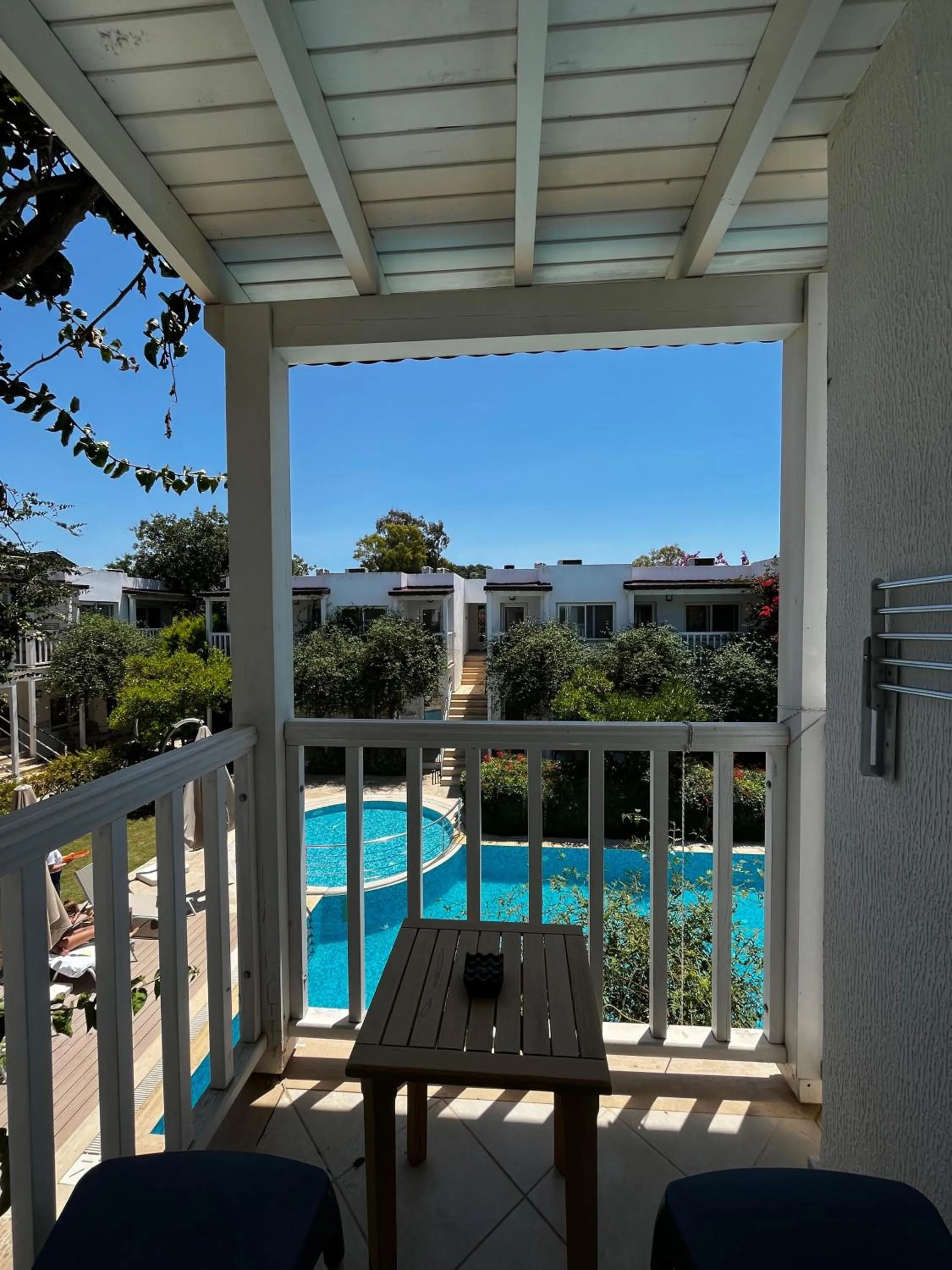 Pool view in Hotel Gumusluk