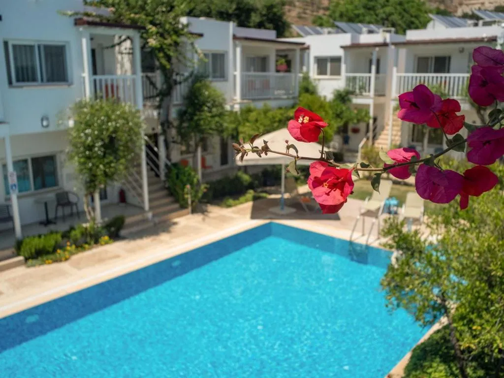 Pool view in Hotel Gumusluk