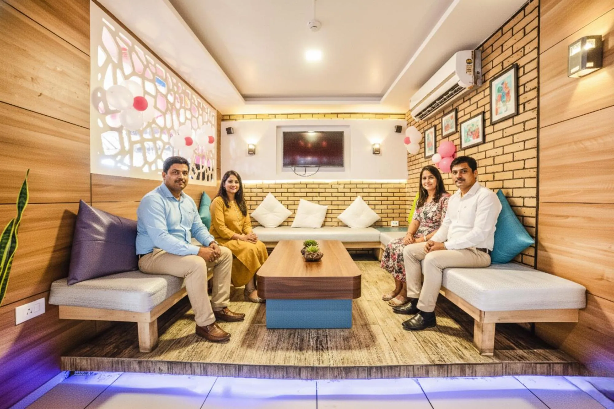 Seating area in FabHotel Imperio - Nr Baner Hill