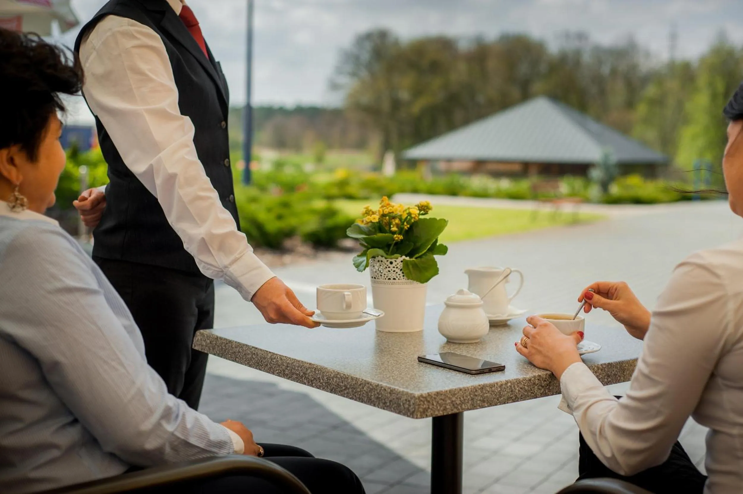 Patio in Hotel Atut w Licheniu
