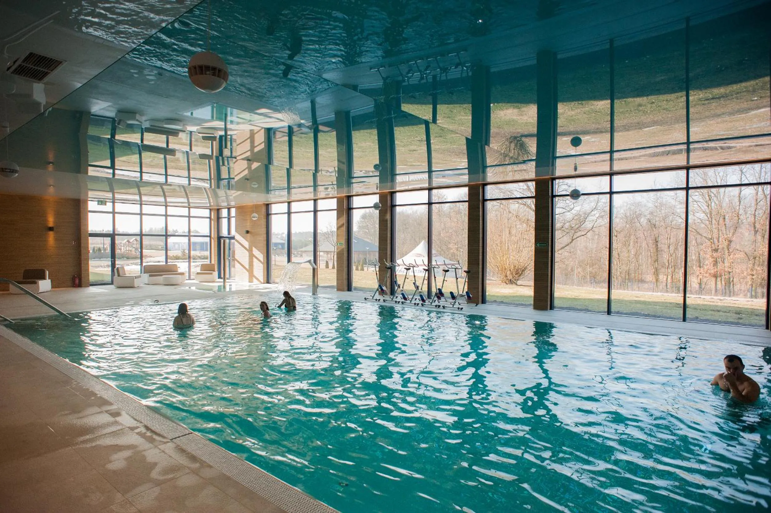 Pool view in Hotel Atut w Licheniu