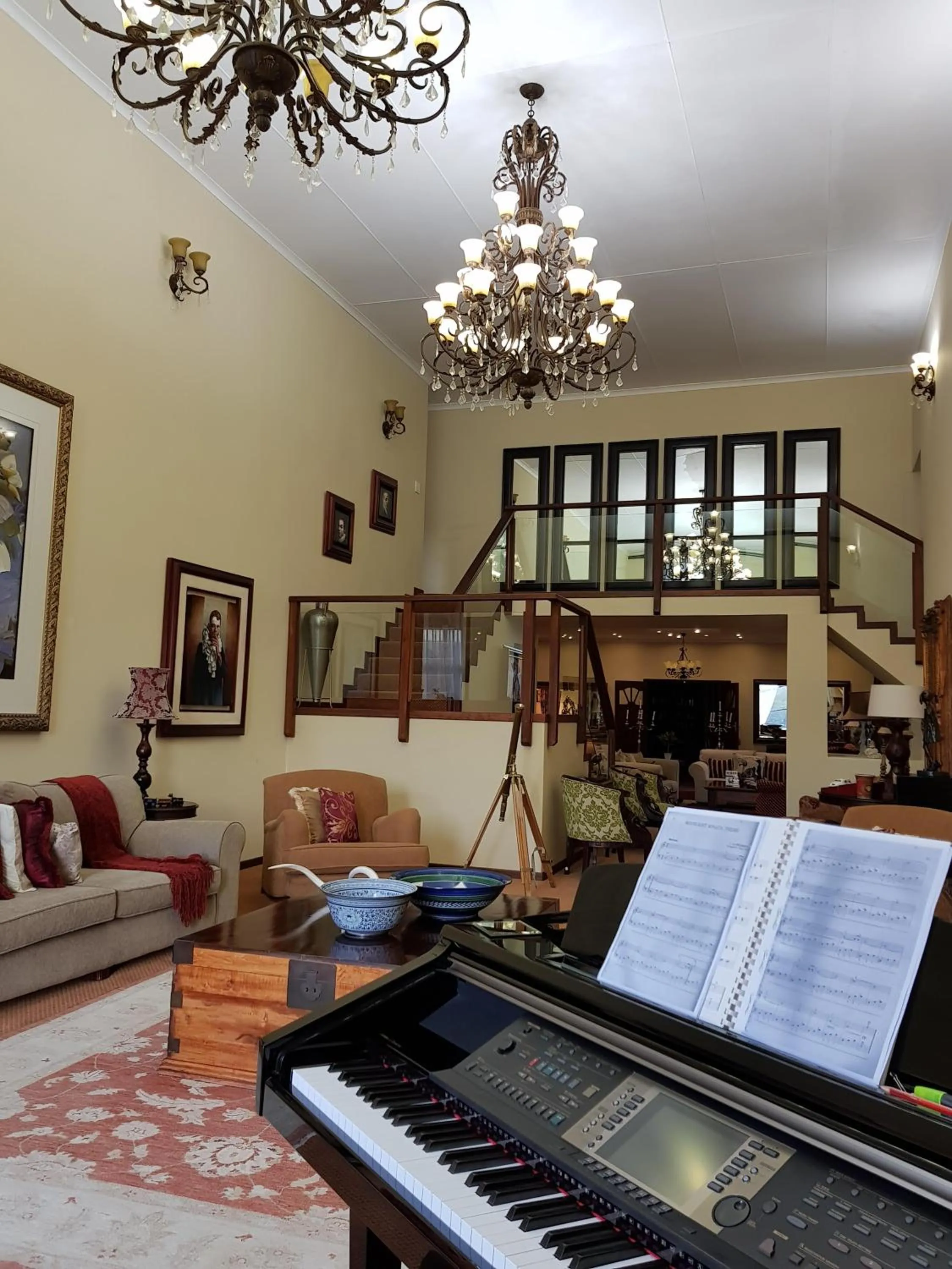 Patio in Shangri-La Manor