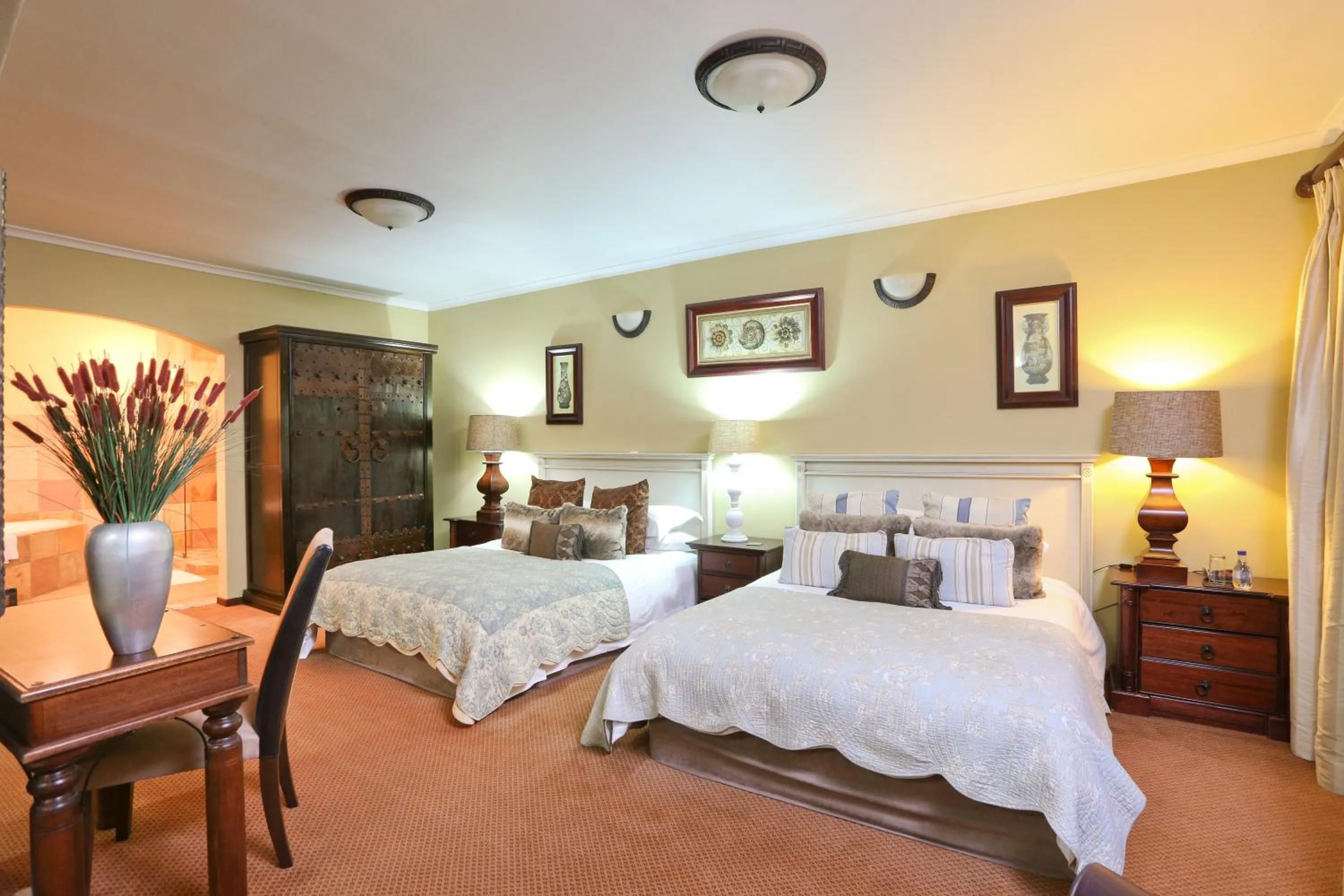 Bed in Shangri-La Manor