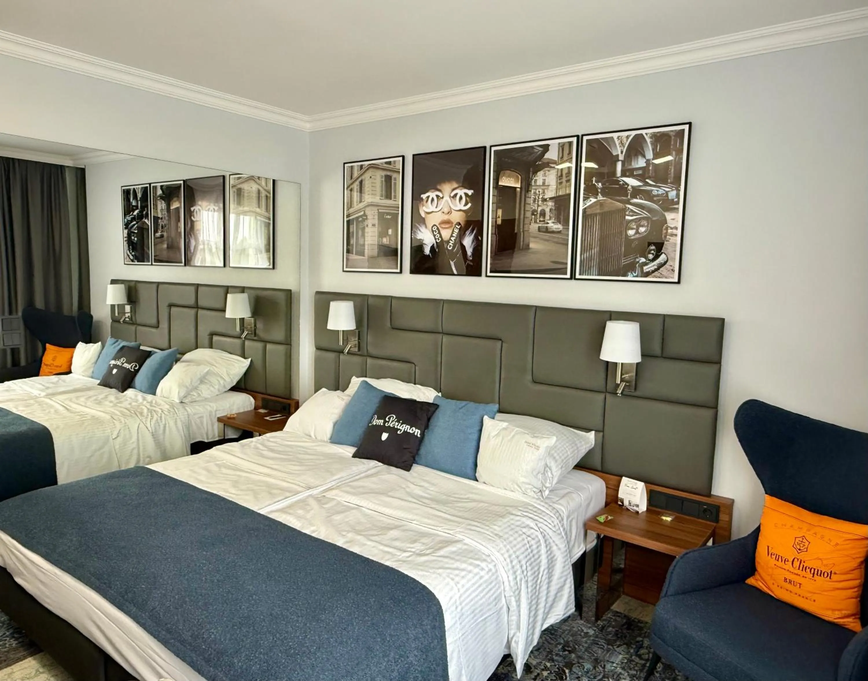 Bed in Hotel Włoski Italia Boutique Old Town Poznań