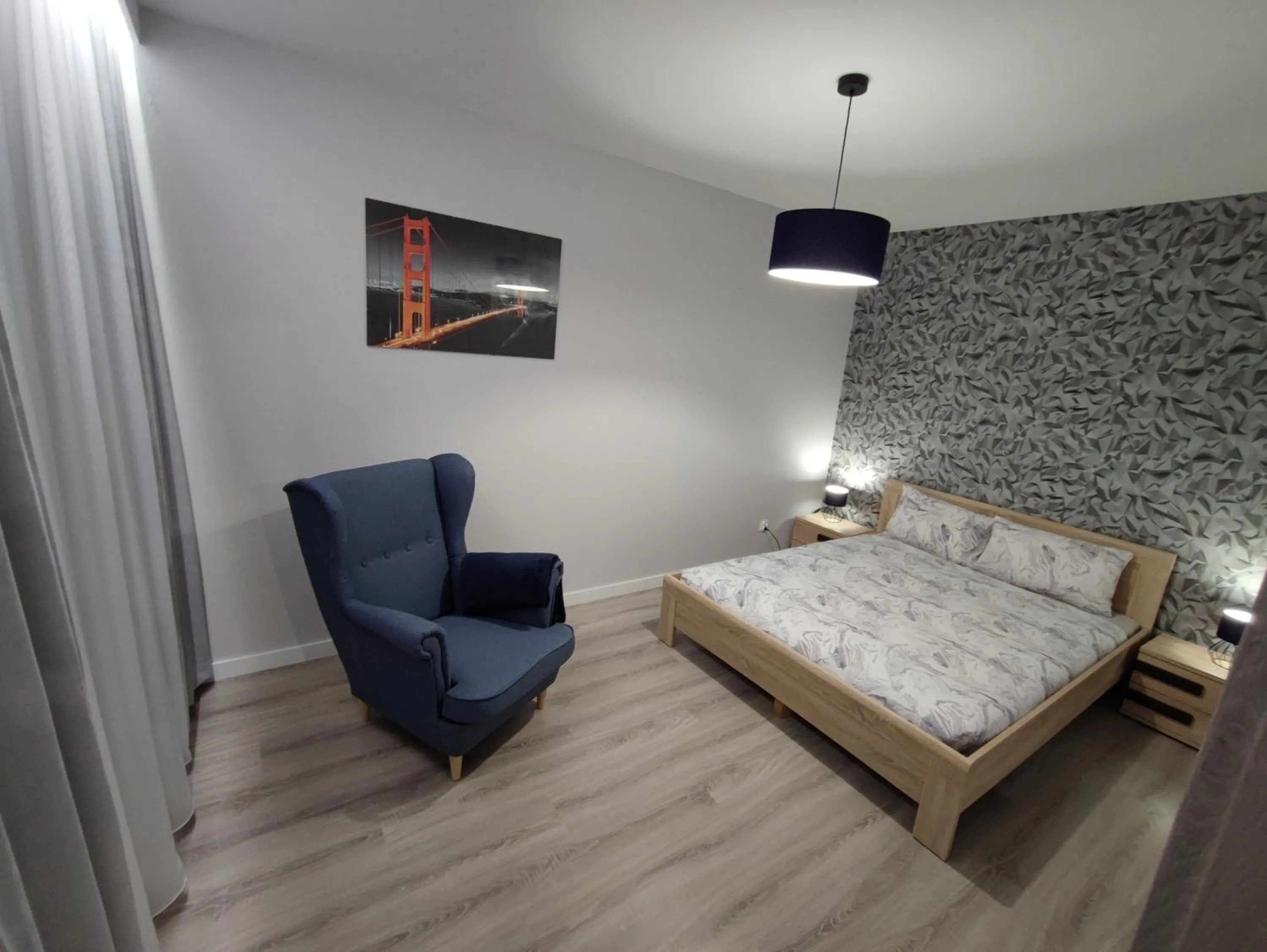 Bed in Apartament Bukowy