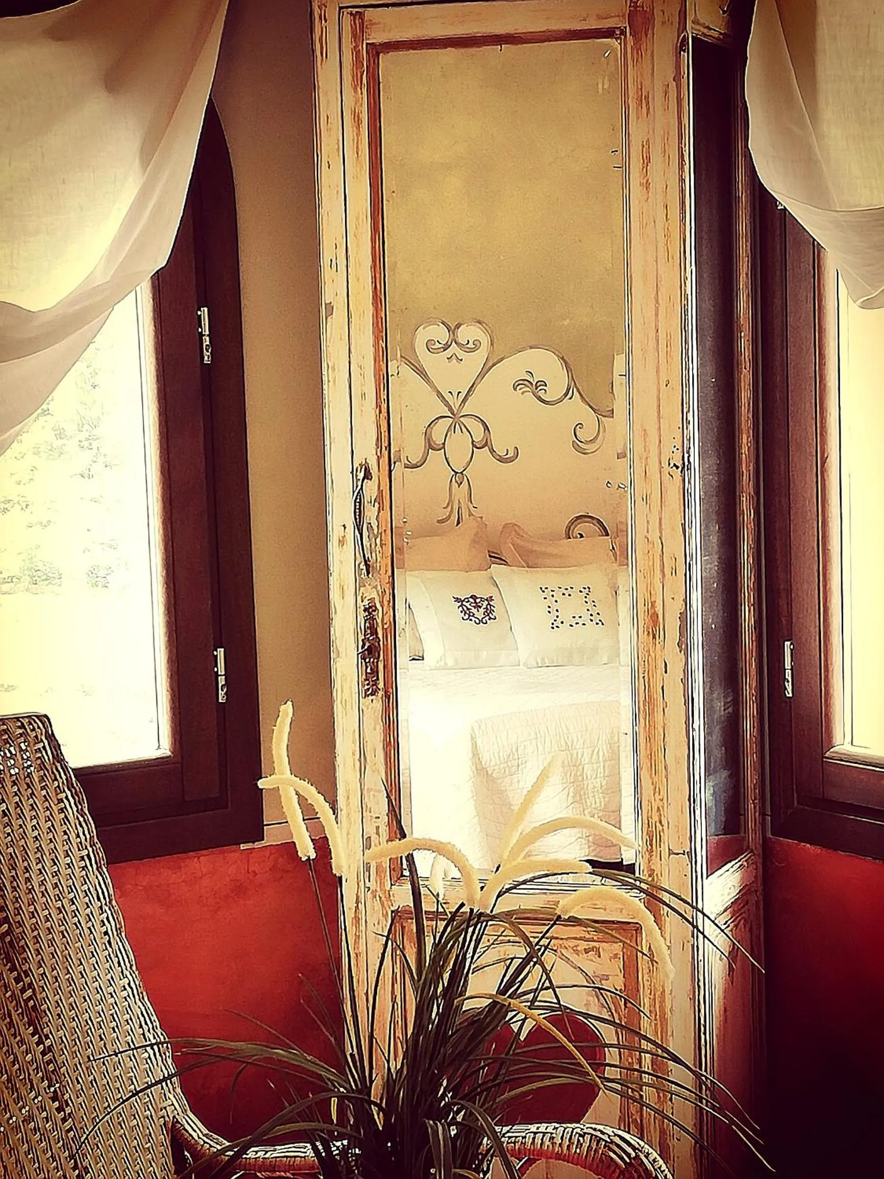 Bedroom in La Casa Rosa