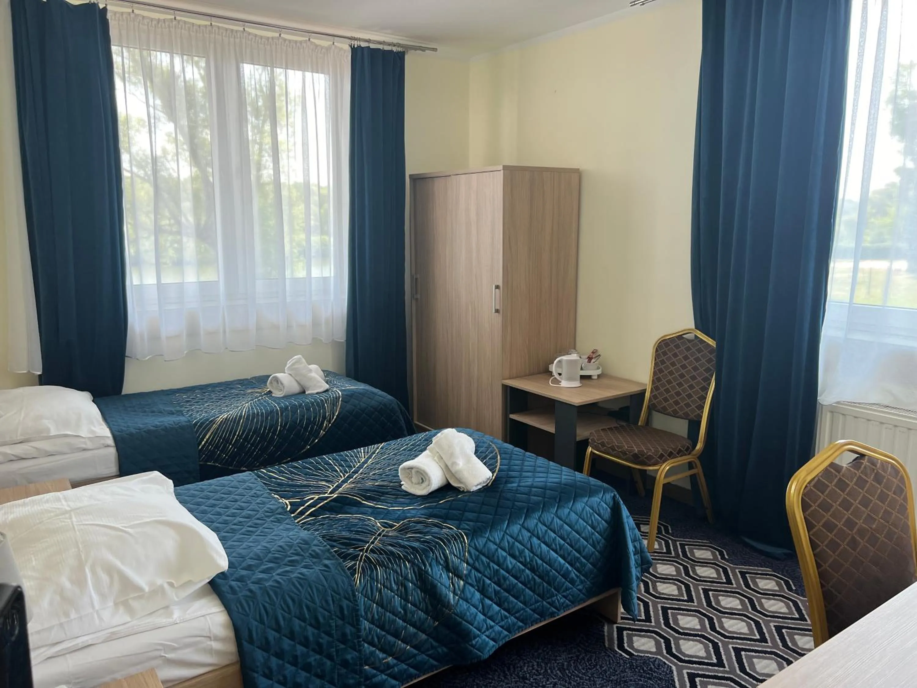 Bed in Hotel Vistula