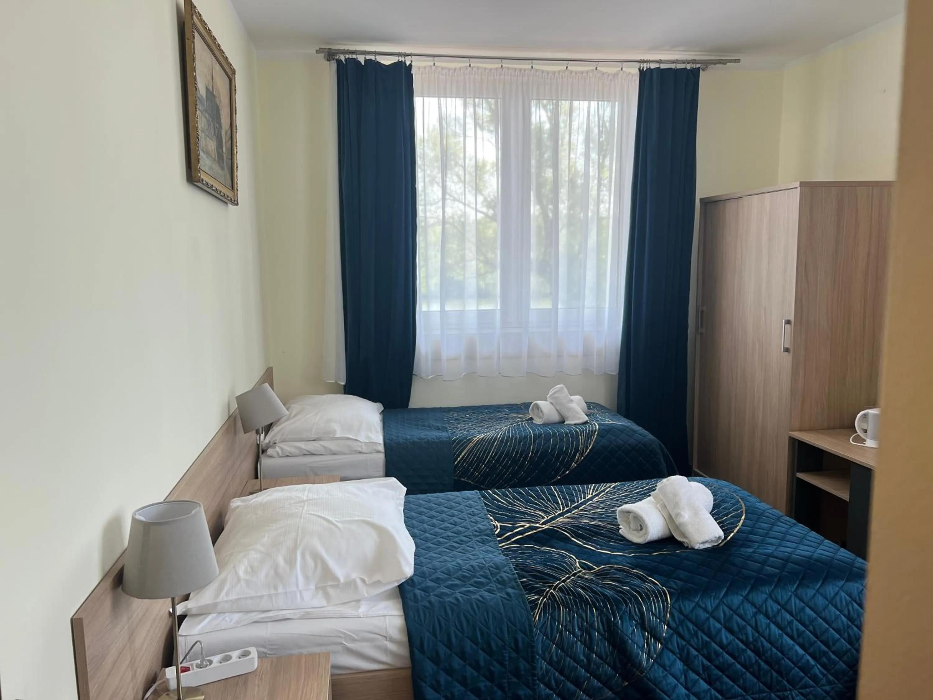 Bed in Hotel Vistula