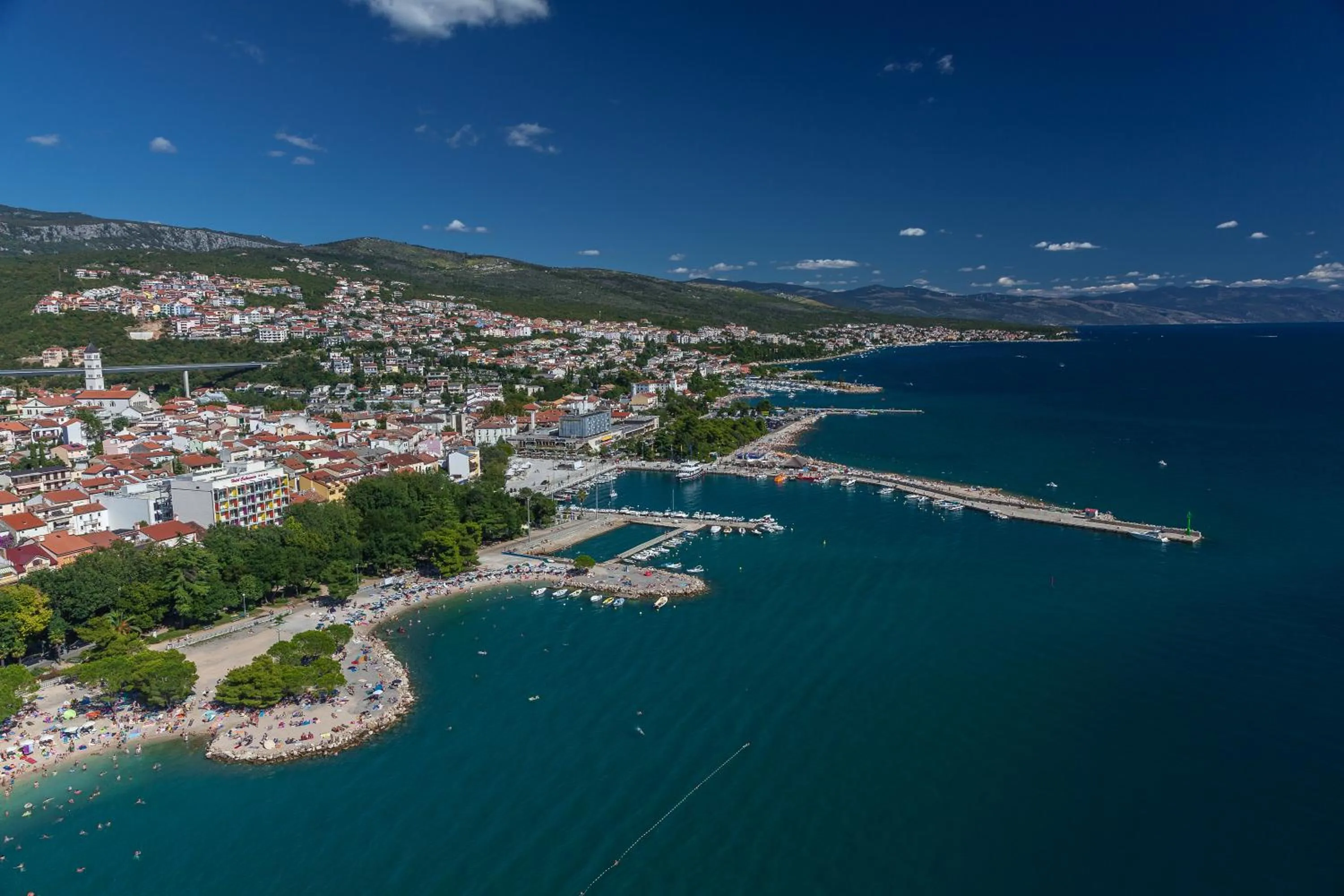 Bird's eye view in Hotel Crikvenica