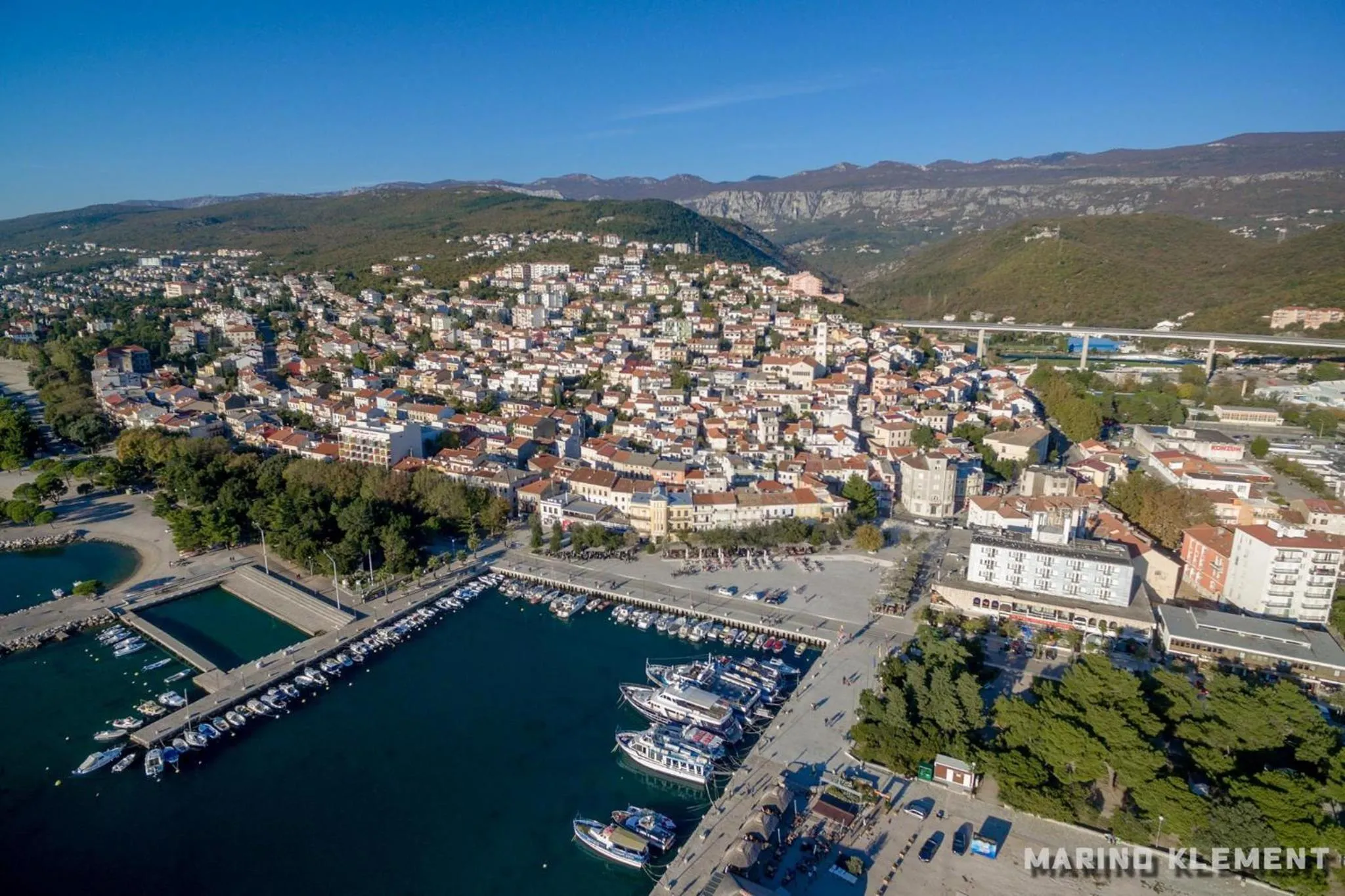 Bird's eye view in Hotel Crikvenica