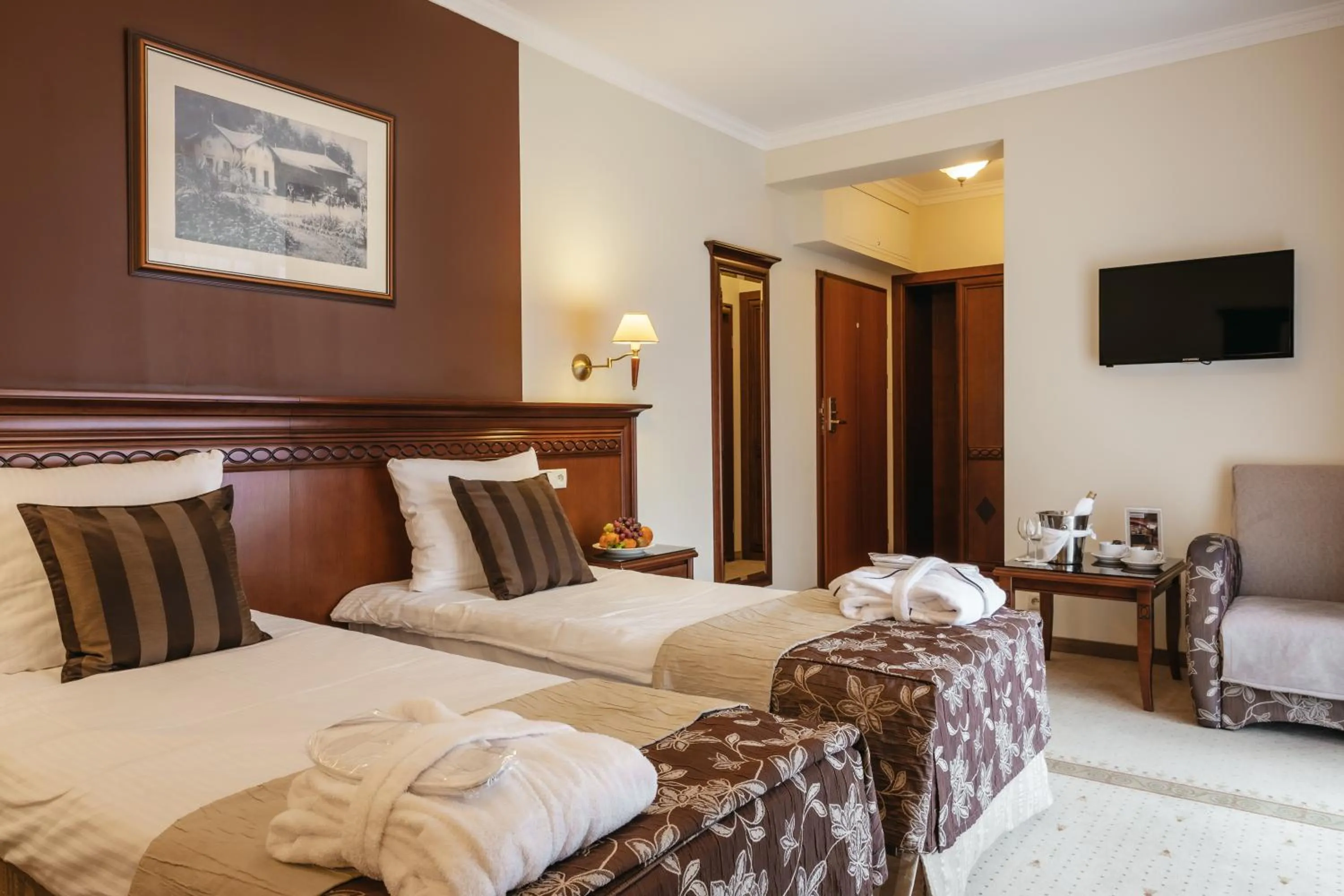 Twin Room in Hotel Prezydent Krynica Zdrój