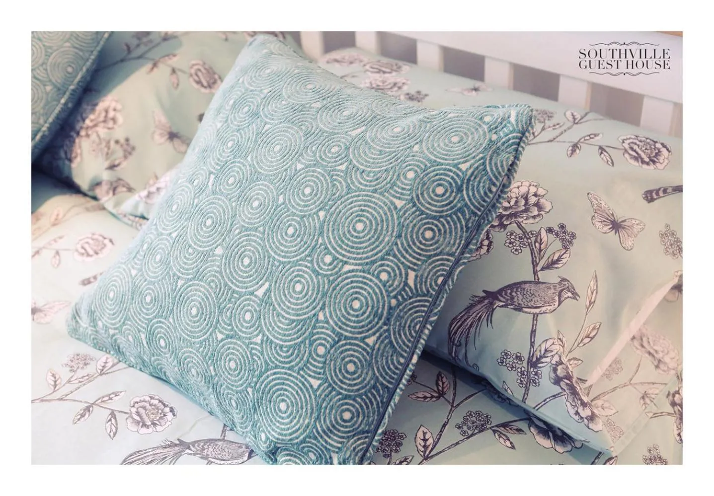 Decorative detail, Bed in Southville Guest House