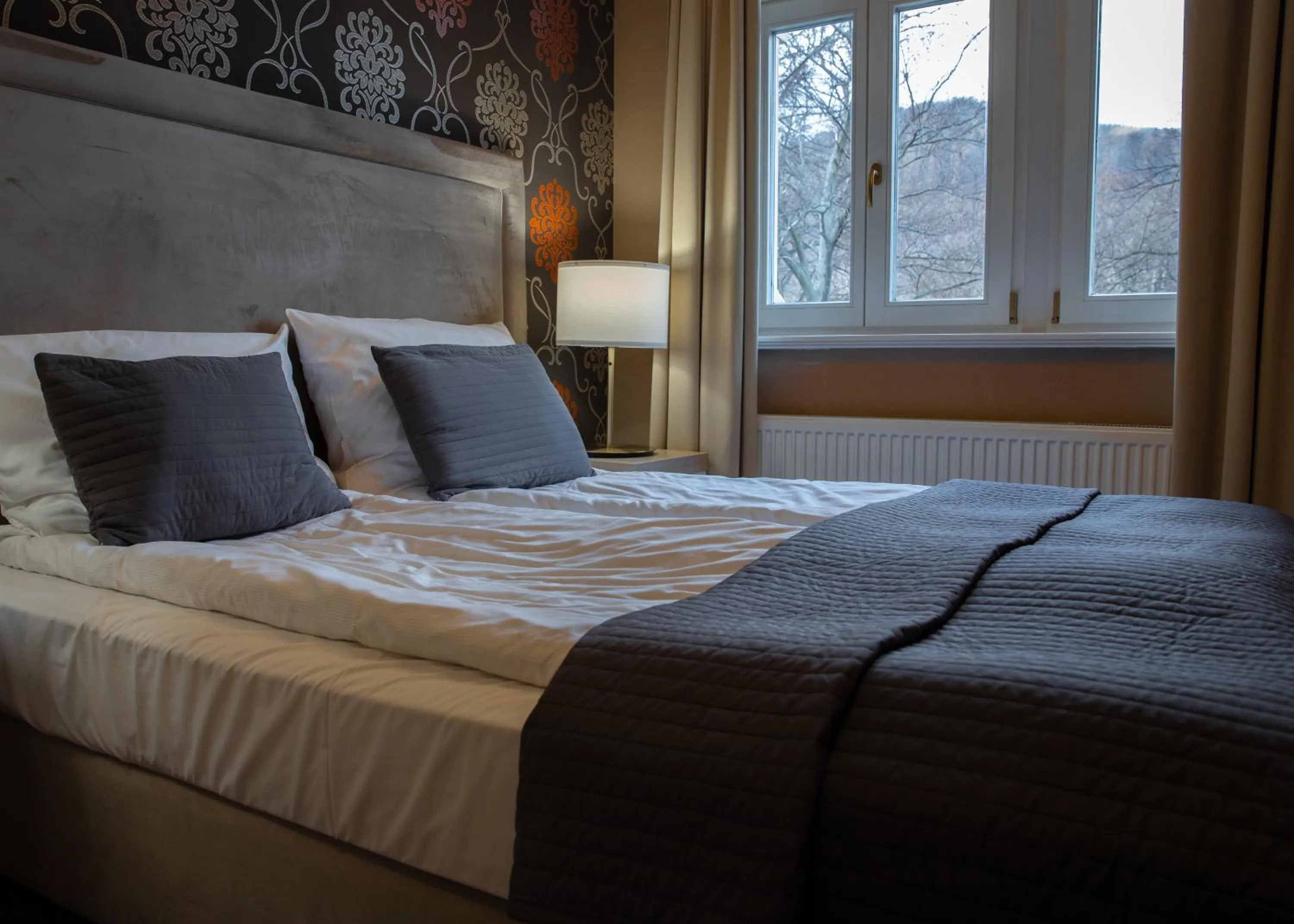 Bed in Hotel Dębowy Biowellness & SPA Góry Sowie