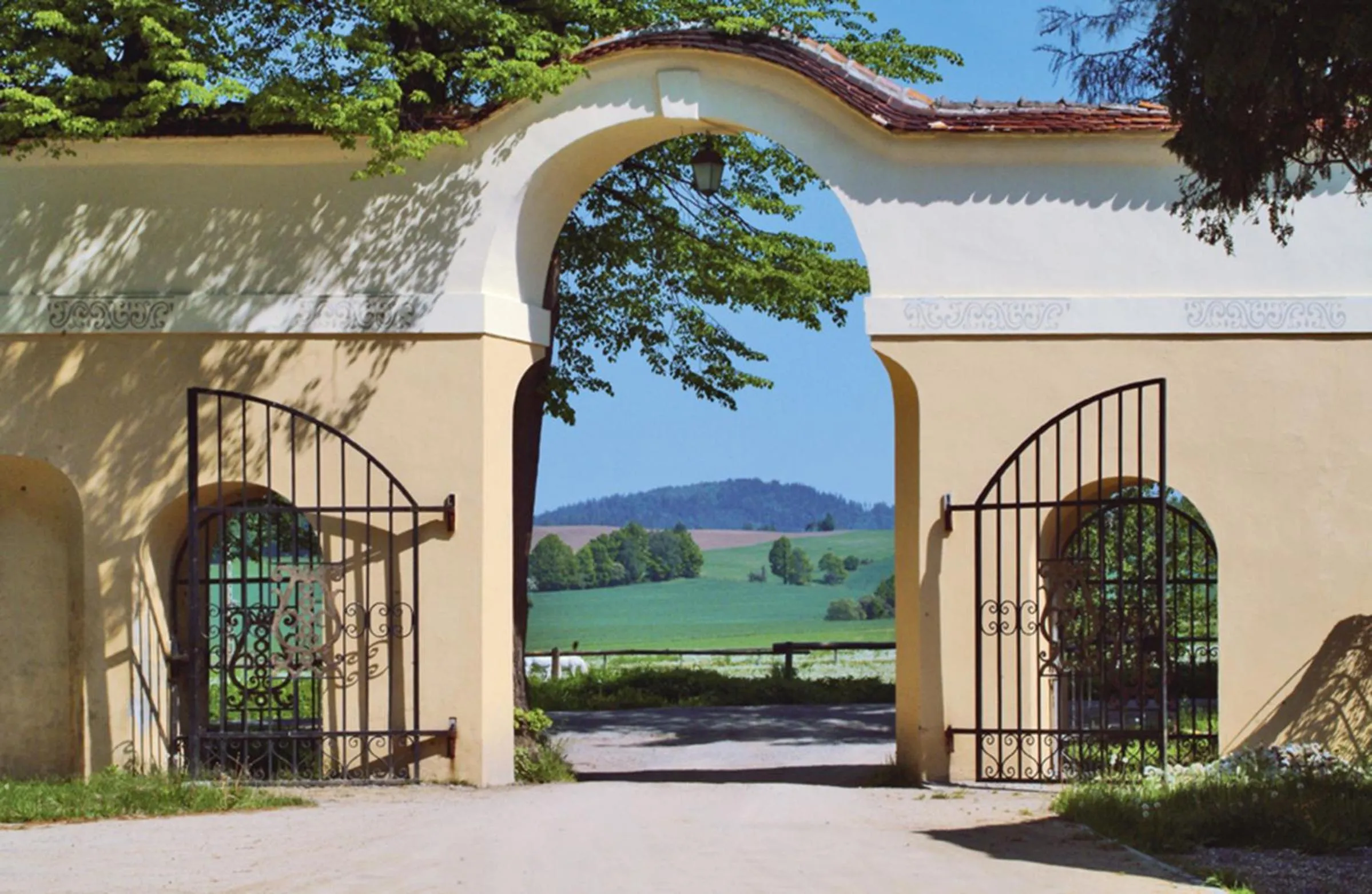 Garden in Zamek Na Skale