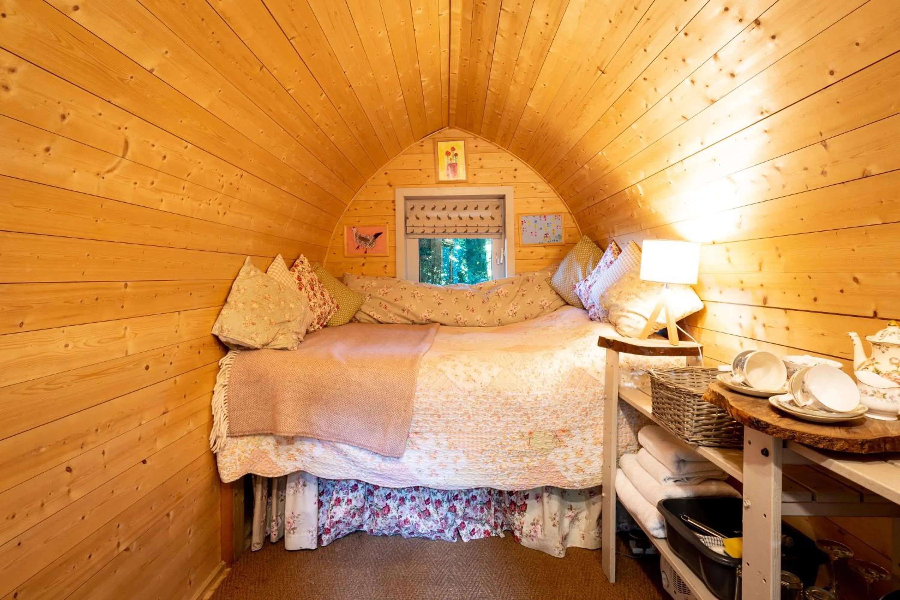 Bed in Hollington Park Glamping