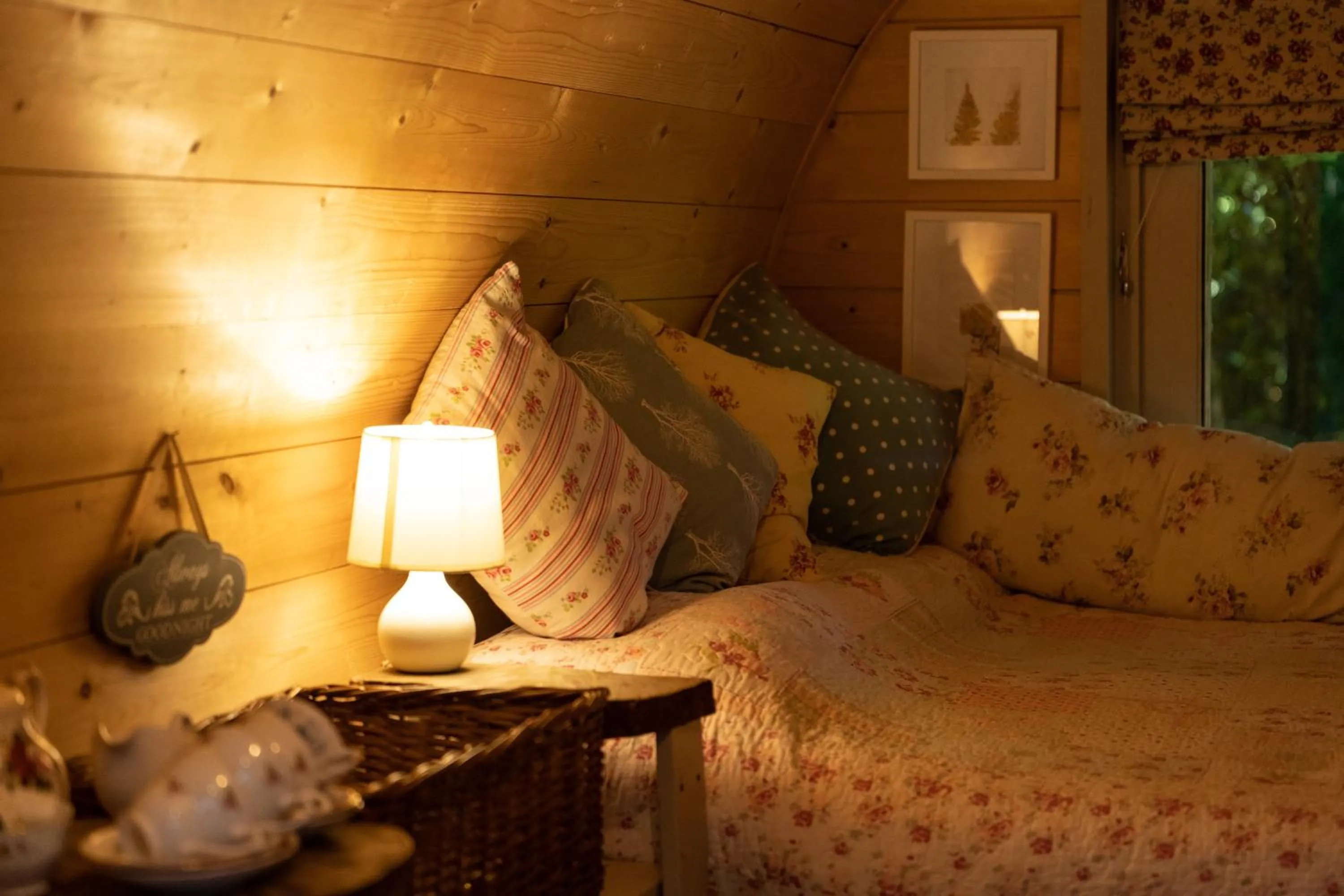 Bed in Hollington Park Glamping