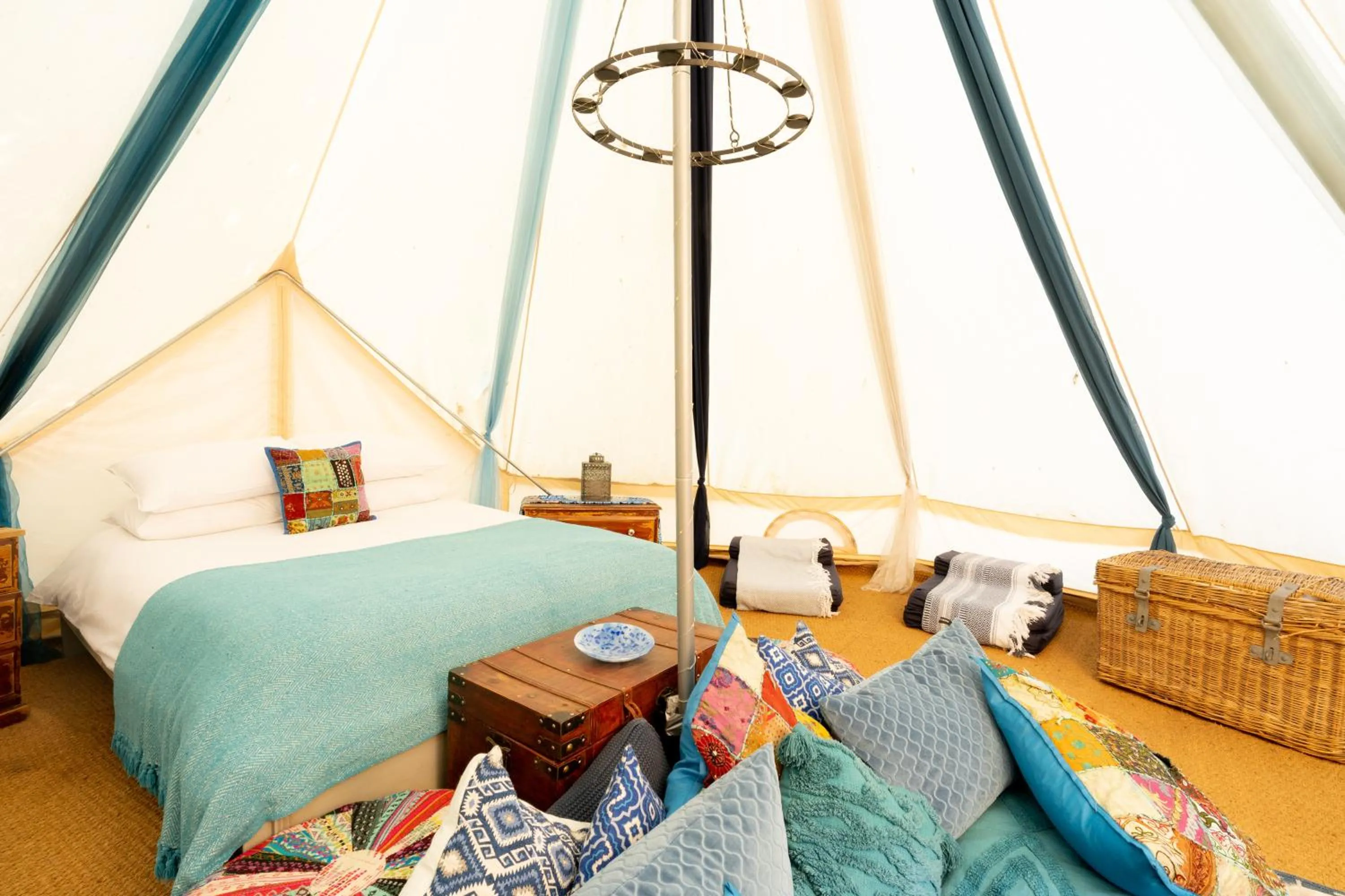 Bed in Hollington Park Glamping