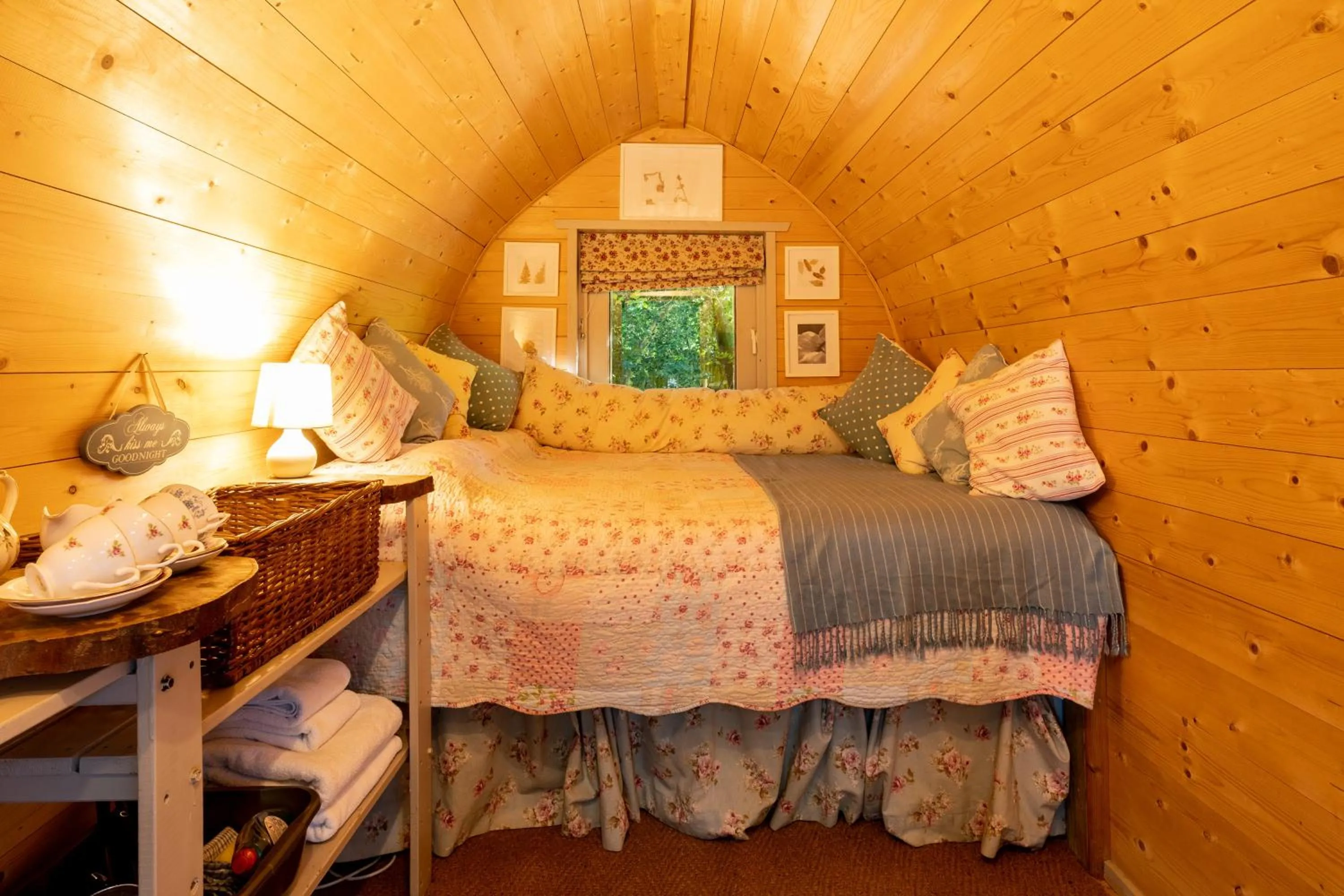 Bed in Hollington Park Glamping