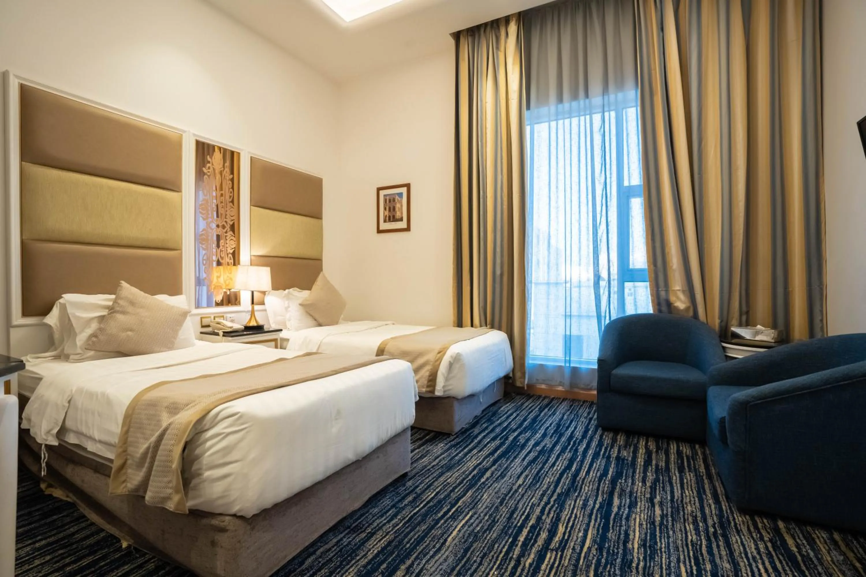 Bedroom, Bed in Platinum Al Khamseen Serviced Apartments