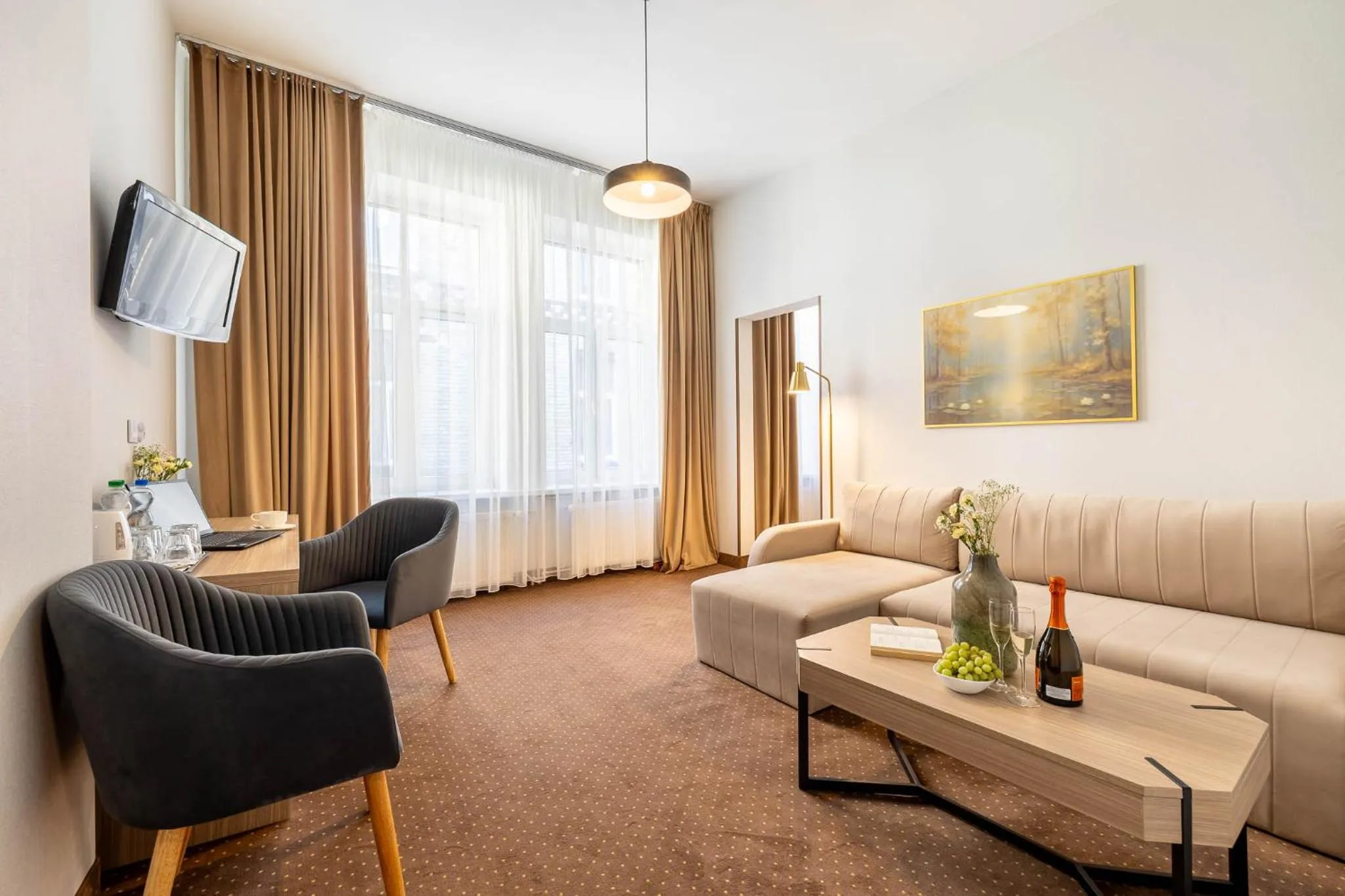 Seating area in Hotel Lothus