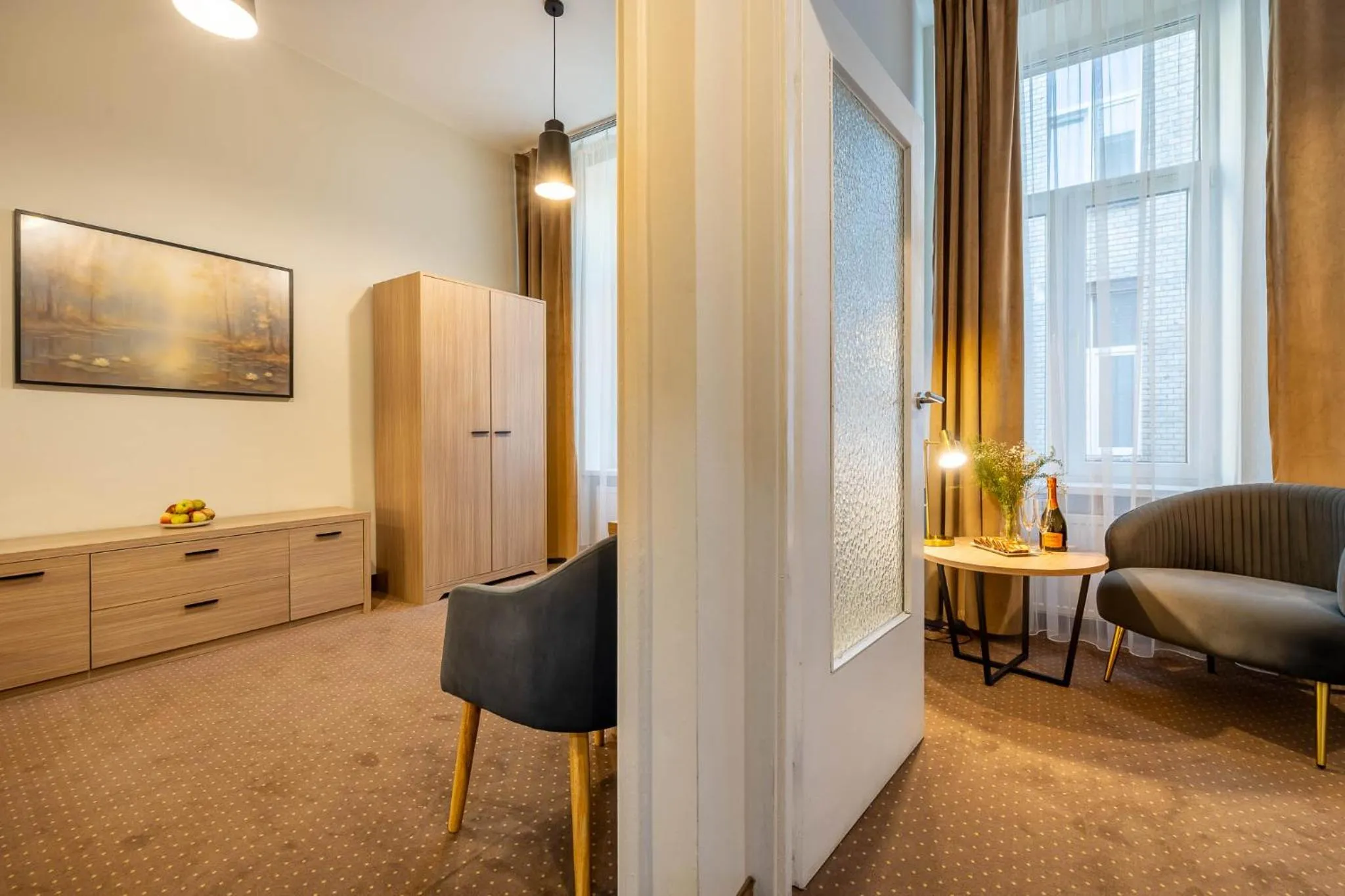 Seating area in Hotel Lothus