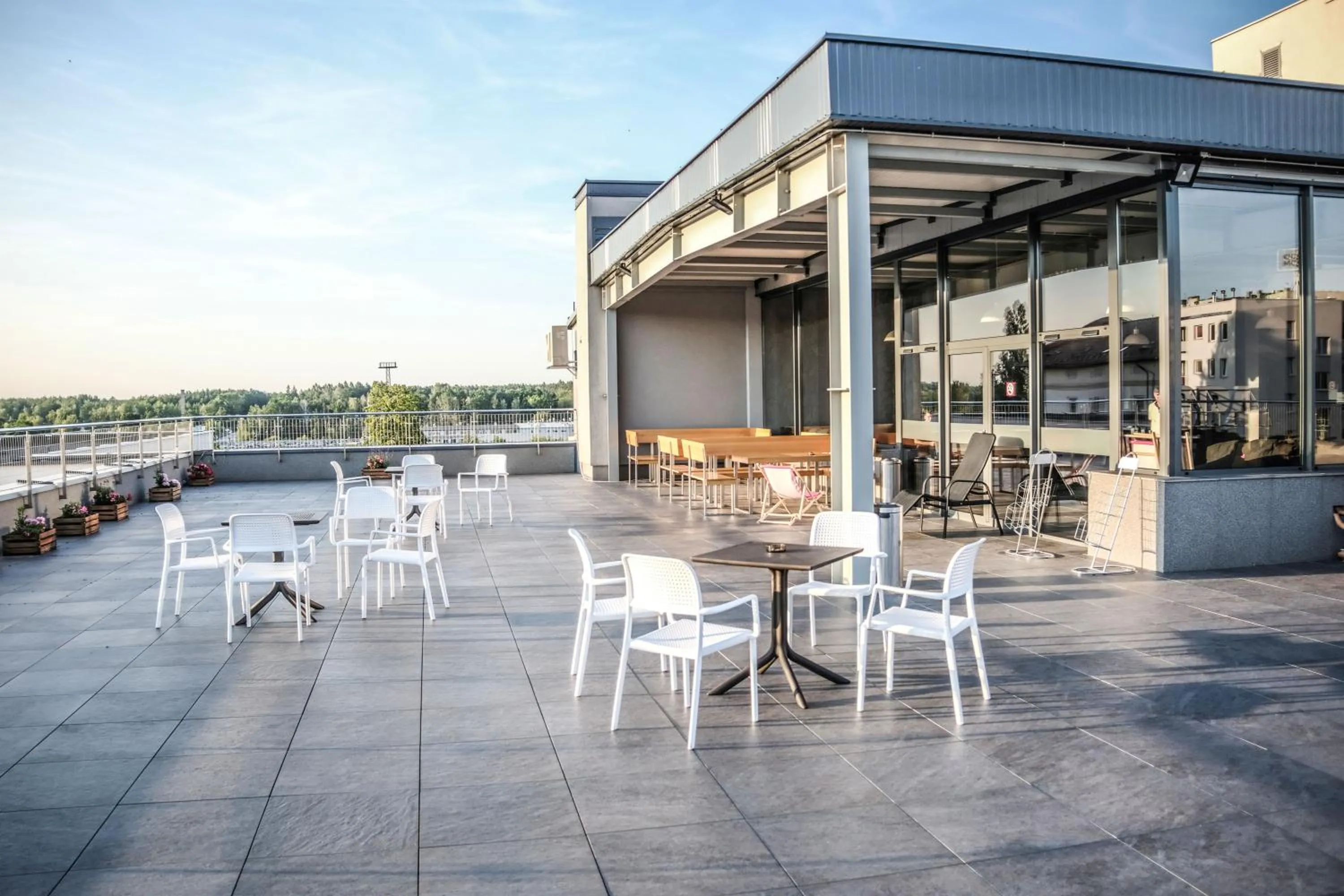 Balcony/Terrace in Hotel Europa Starachowice