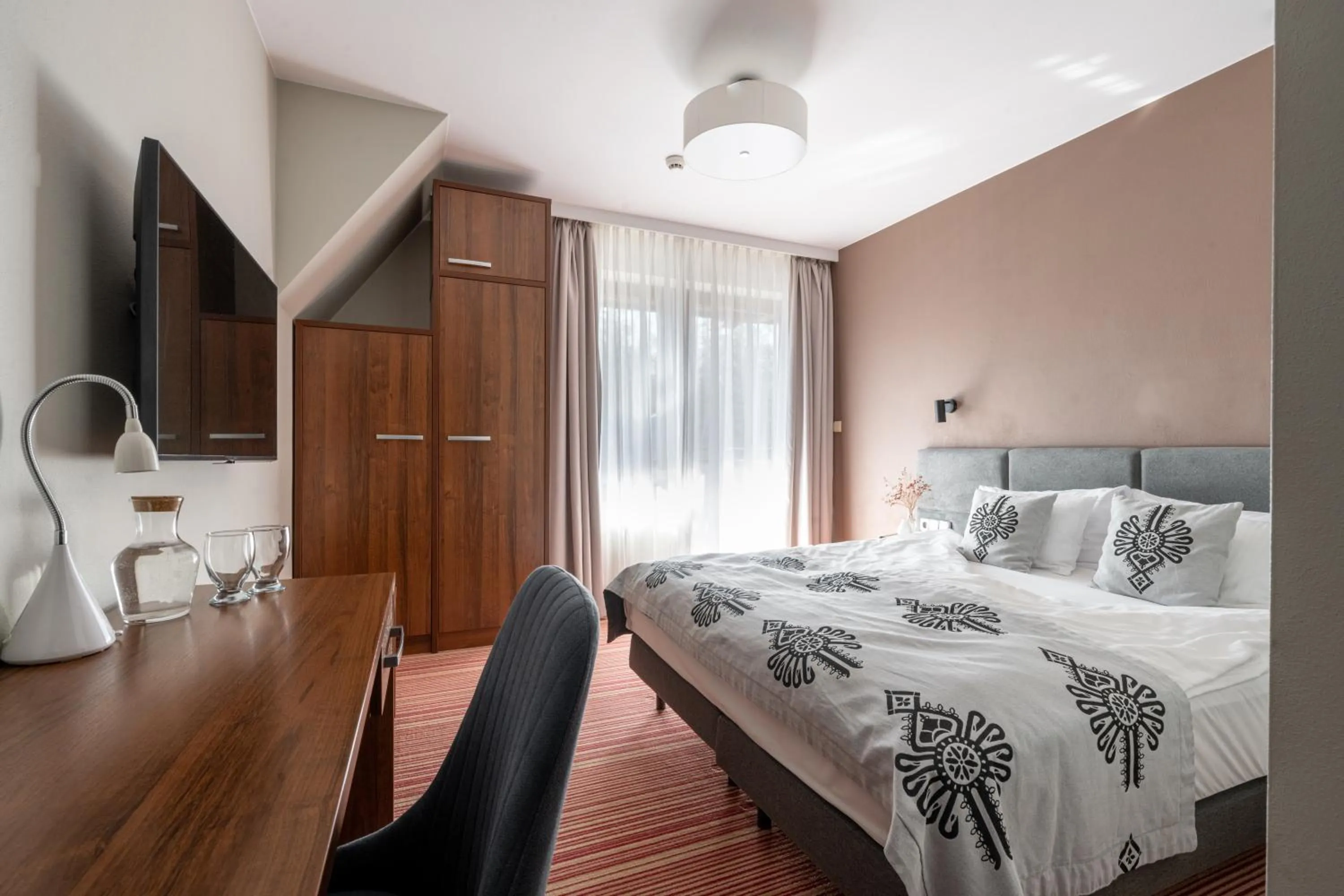 Bed in Hotel Willa Pod Skocznią