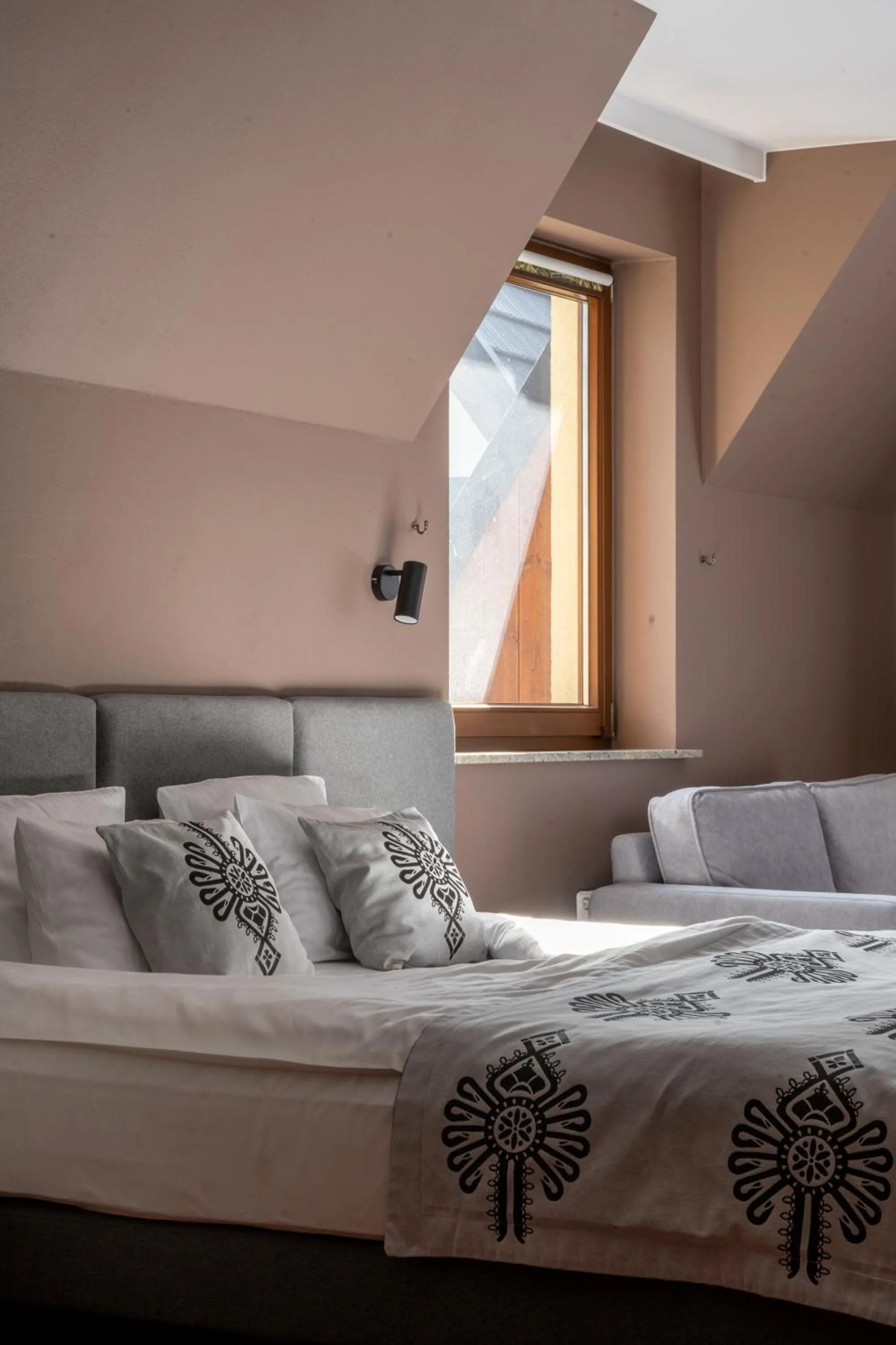 Bed in Hotel Willa Pod Skocznią