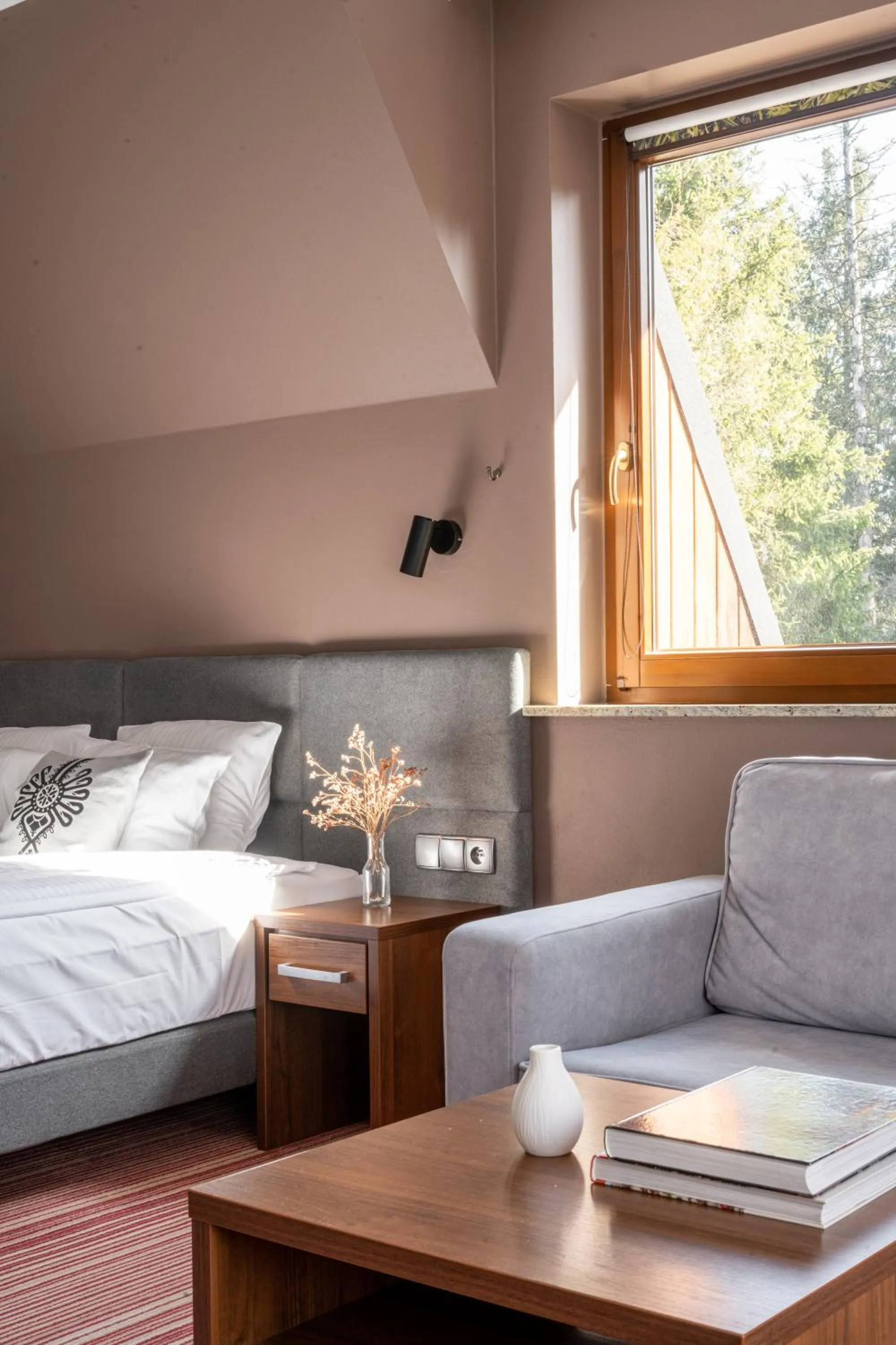 Bed in Hotel Willa Pod Skocznią