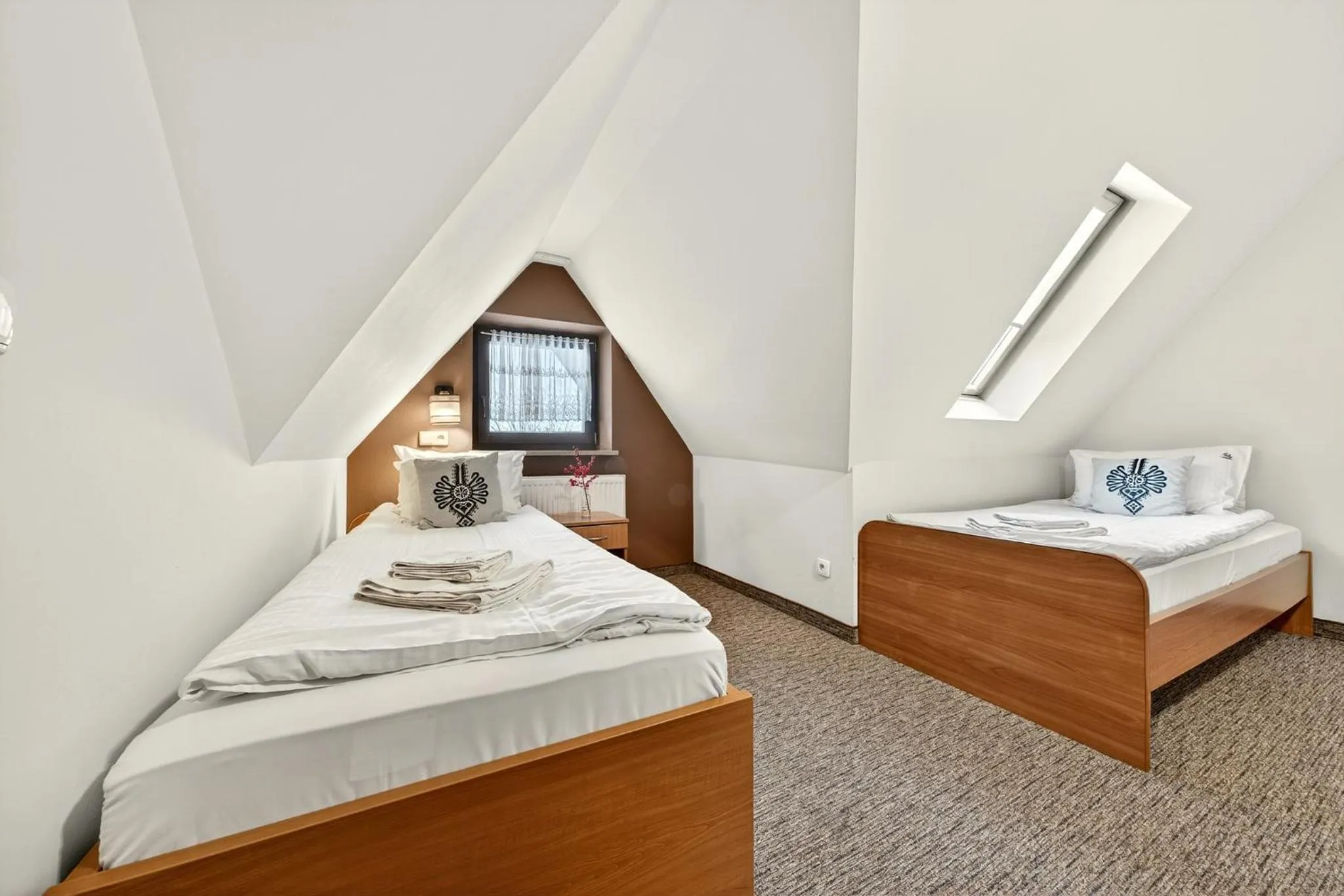 Bed in Hotel Willa Pod Skocznią