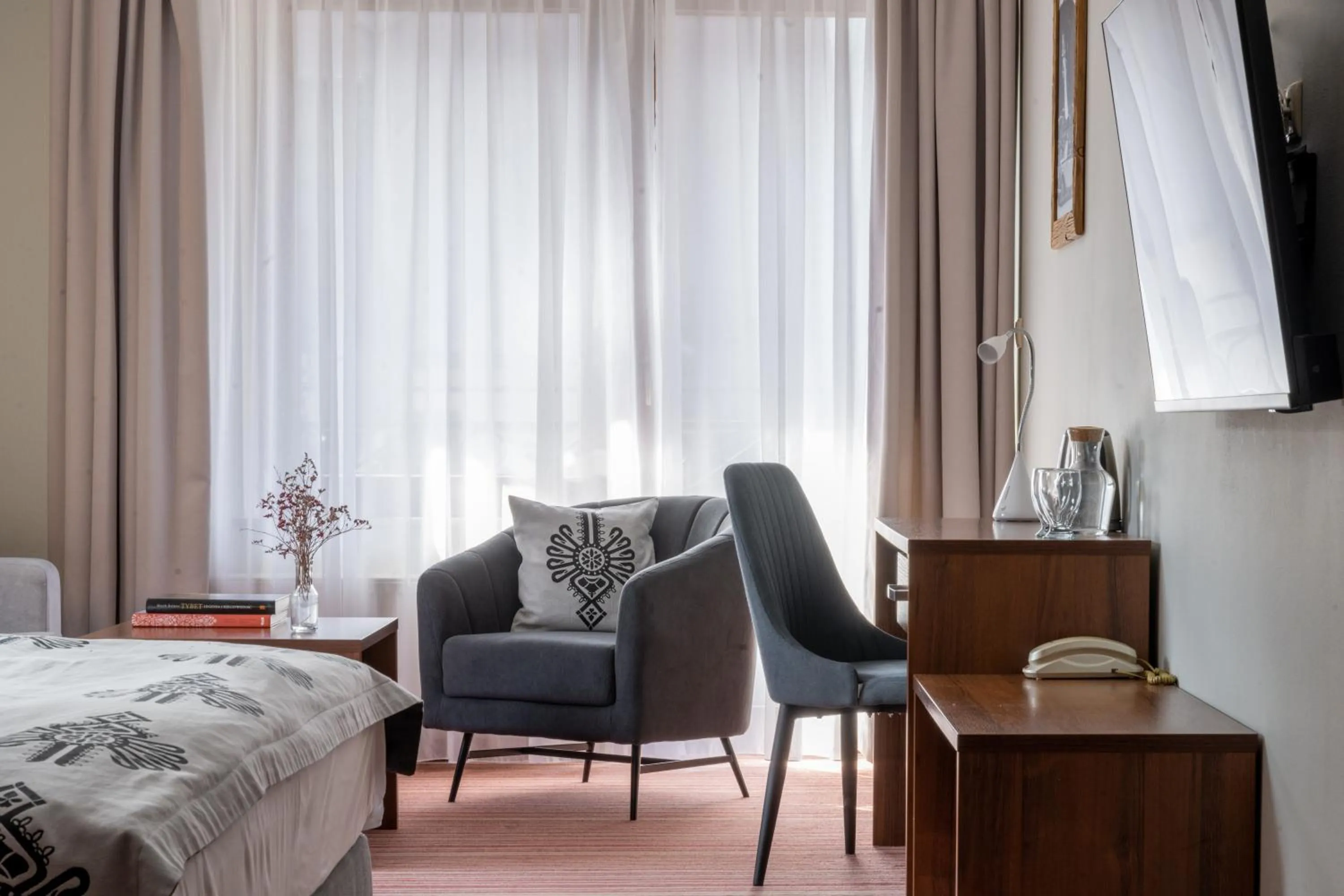 Bed in Hotel Willa Pod Skocznią