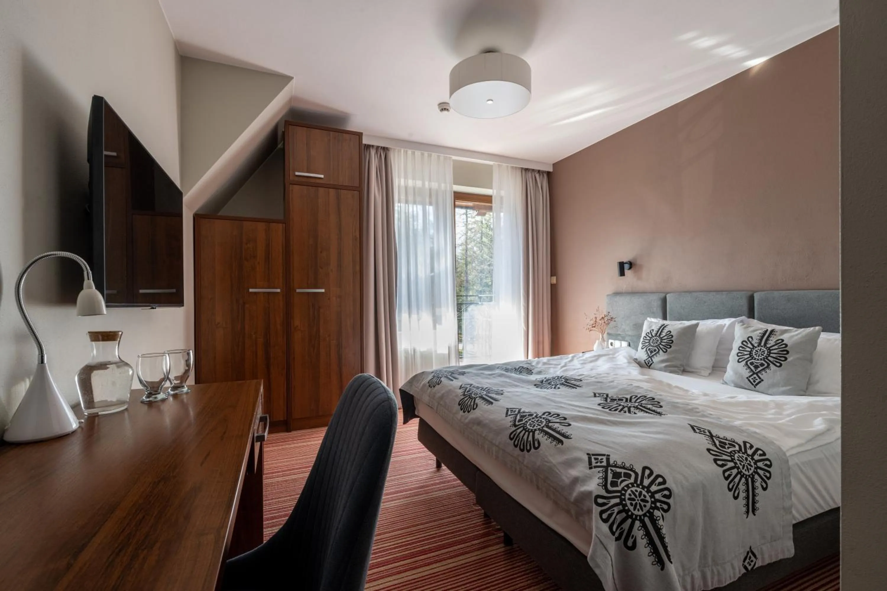 Bed in Hotel Willa Pod Skocznią