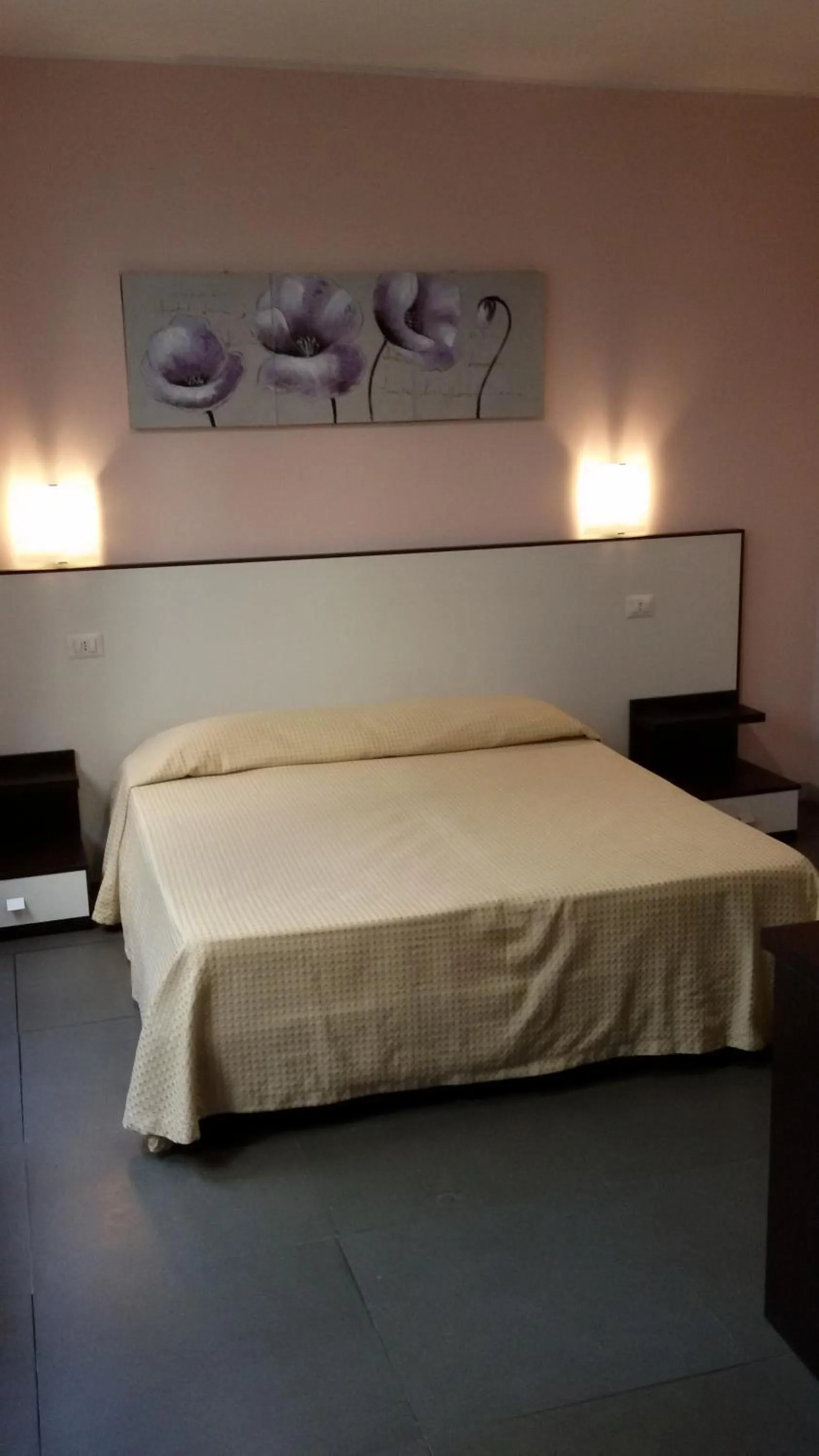 Bed in Hotel Lucania
