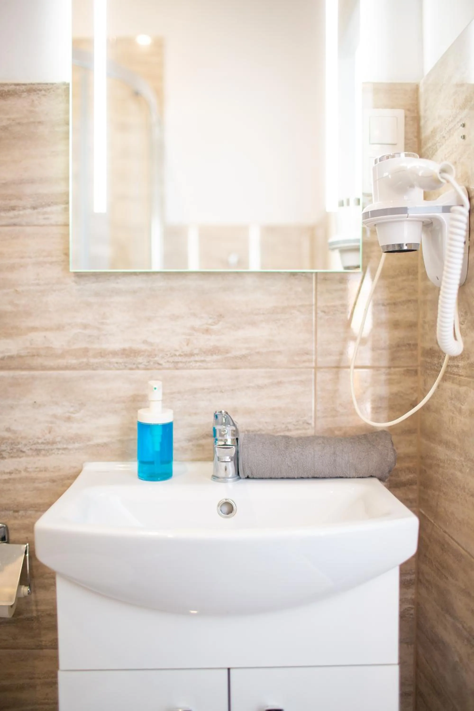 Bathroom in Moon Hostel Wrocław