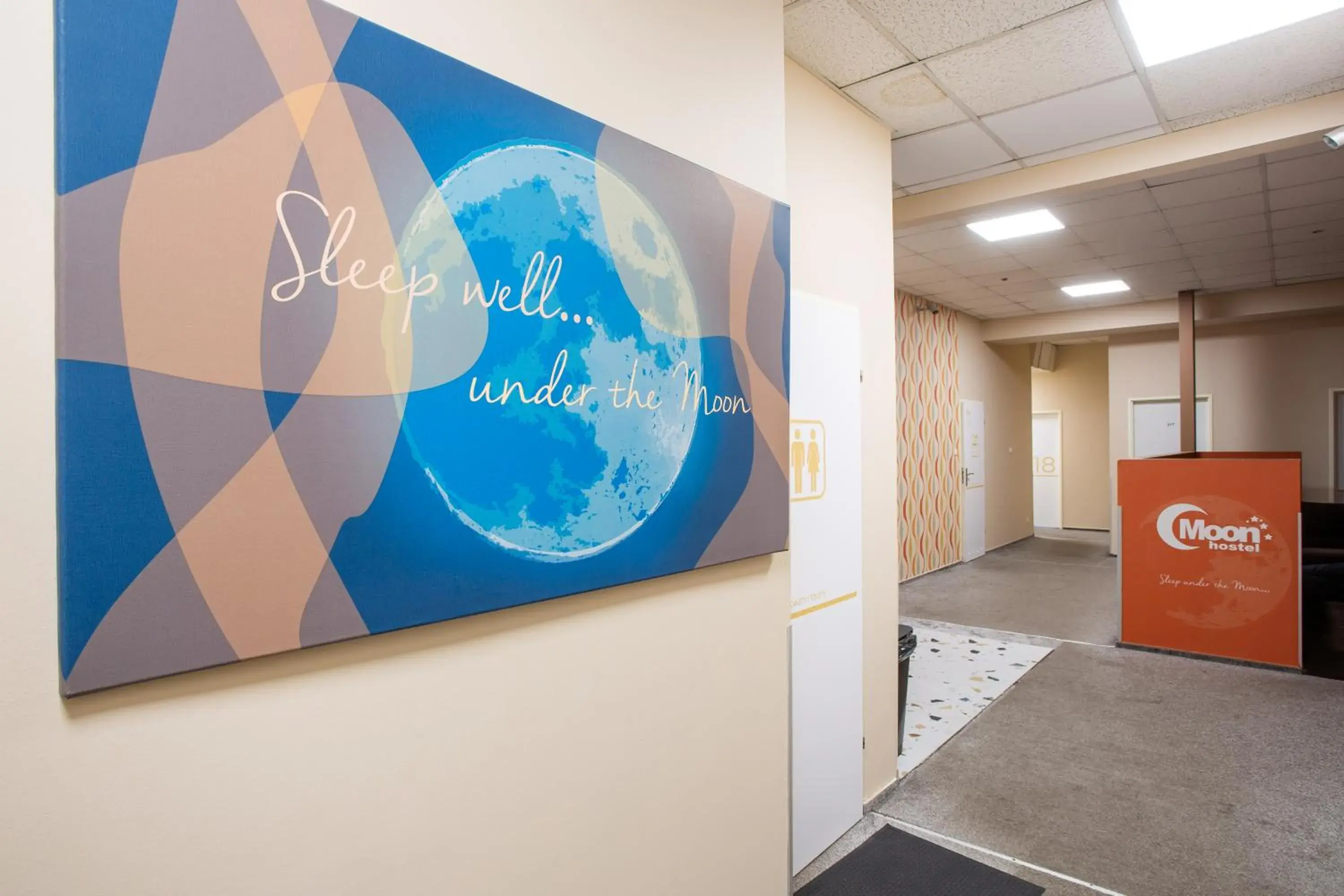 Property logo or sign in Moon Hostel Wrocław Property logo or sign in Moon Hostel Wrocław