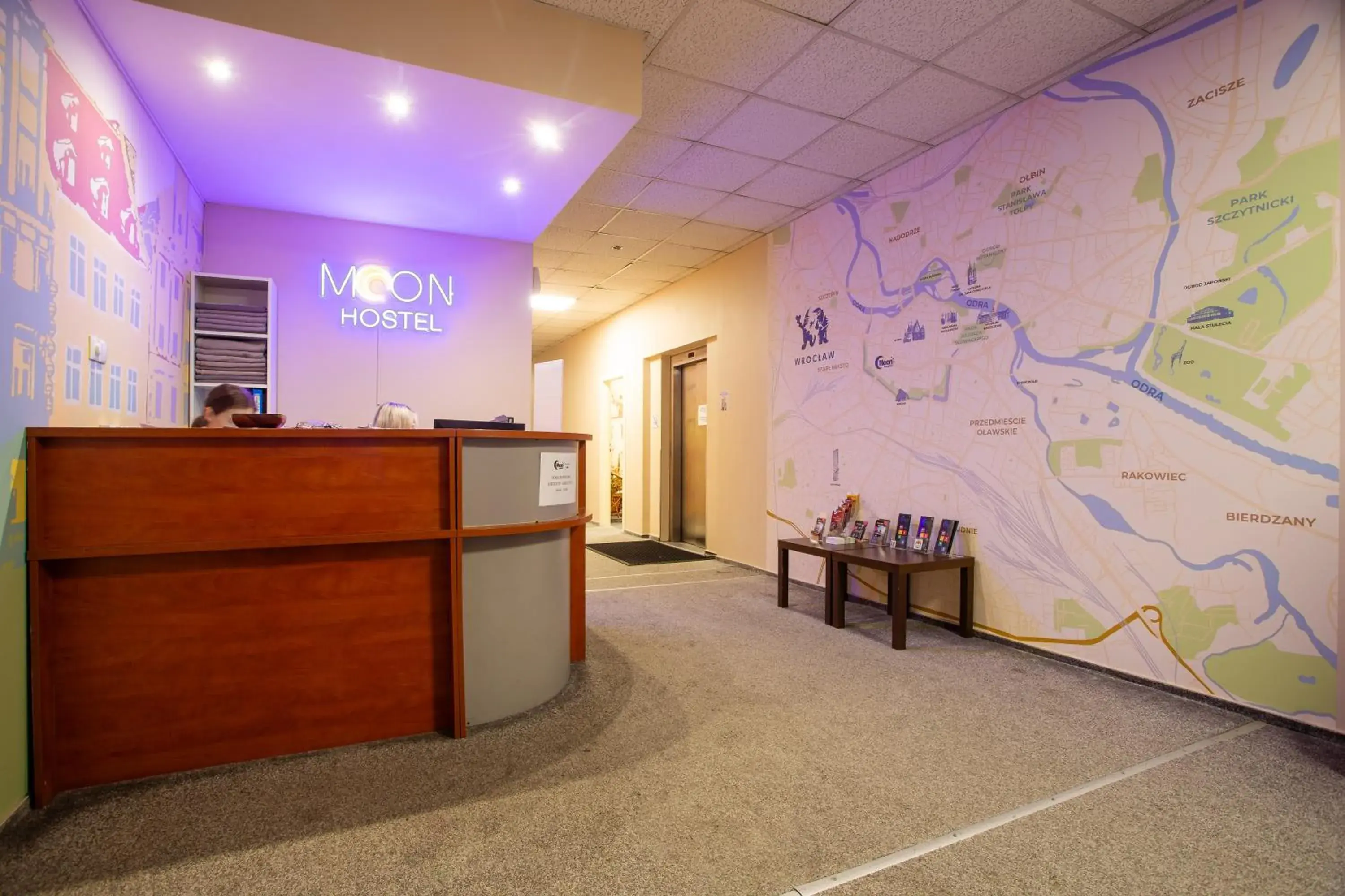 Lobby or reception in Moon Hostel Wrocław Lobby or reception in Moon Hostel Wrocław