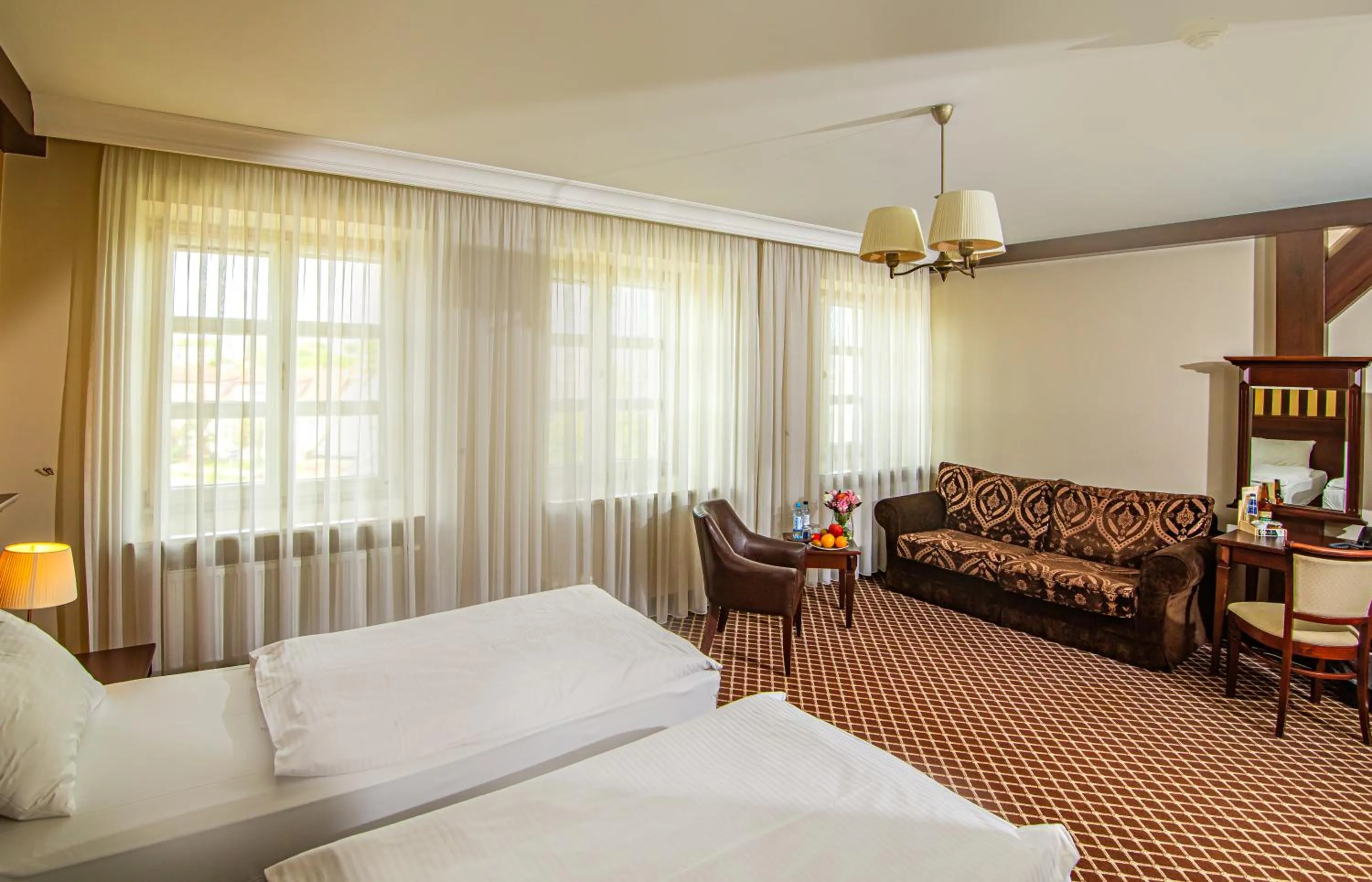 Bed in Hotel Wileński