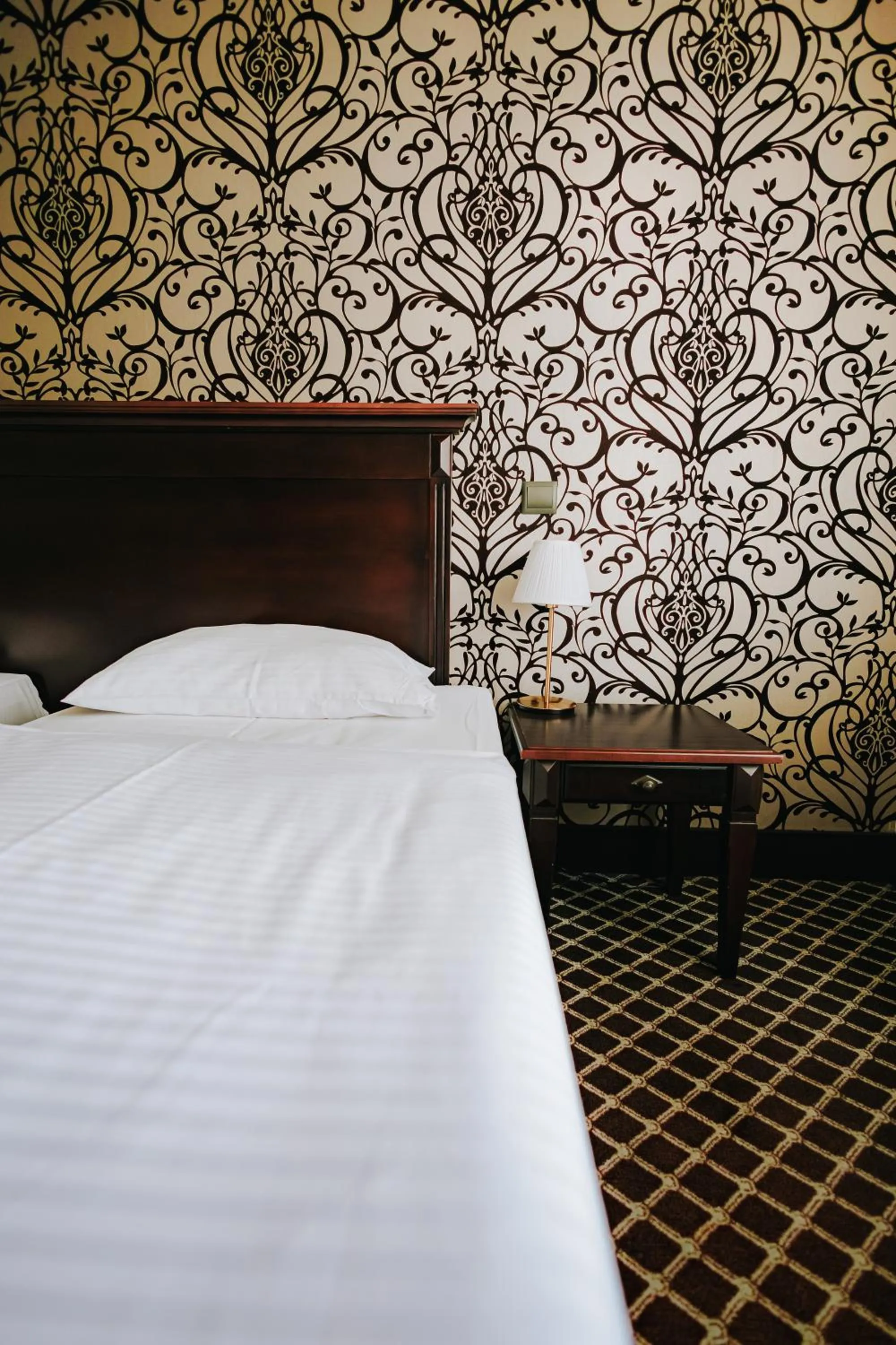 Bed in Hotel Wileński